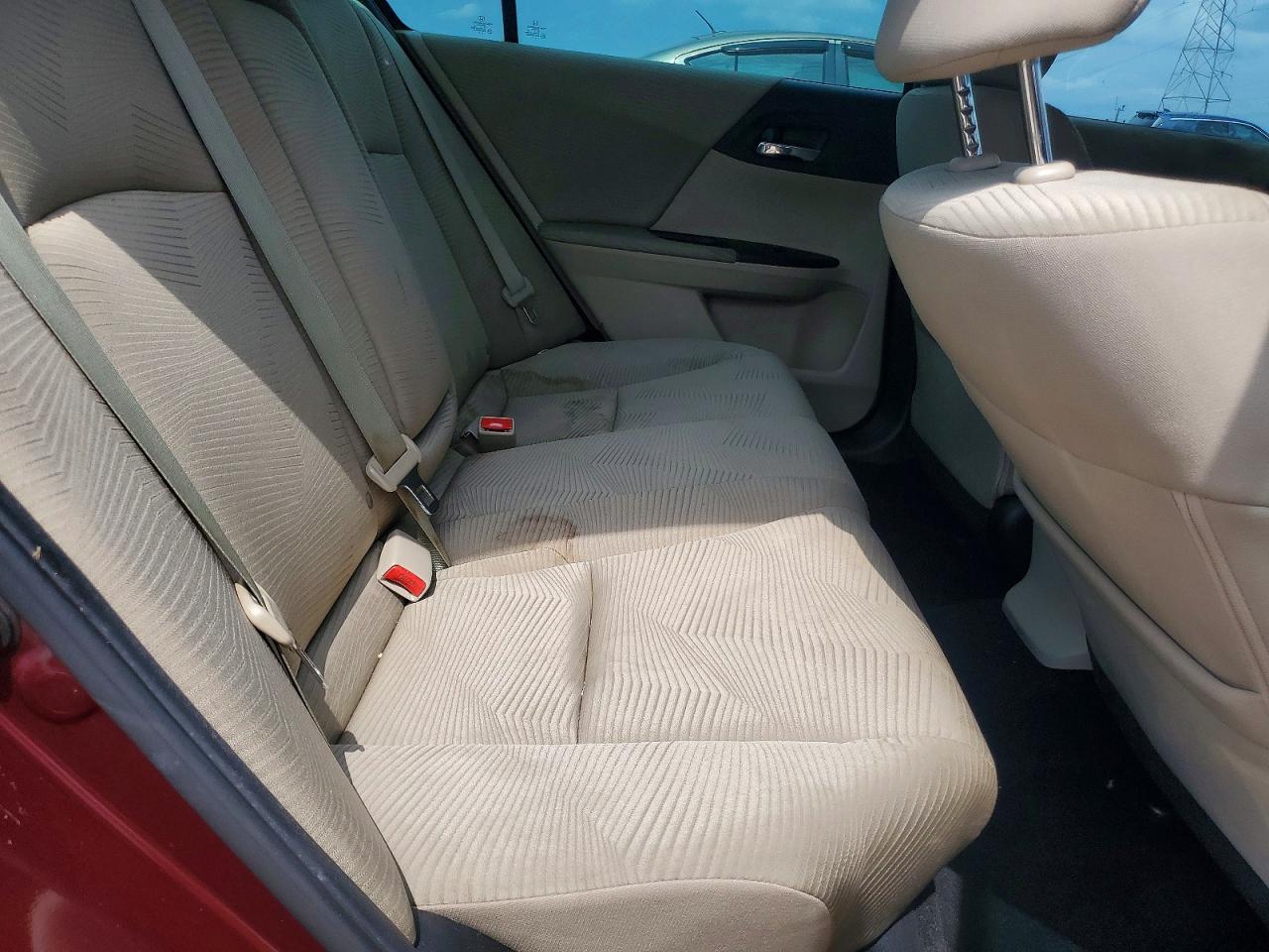 2014 Honda Accord Lx Burgundy vin: 1HGCR2F34EA291394