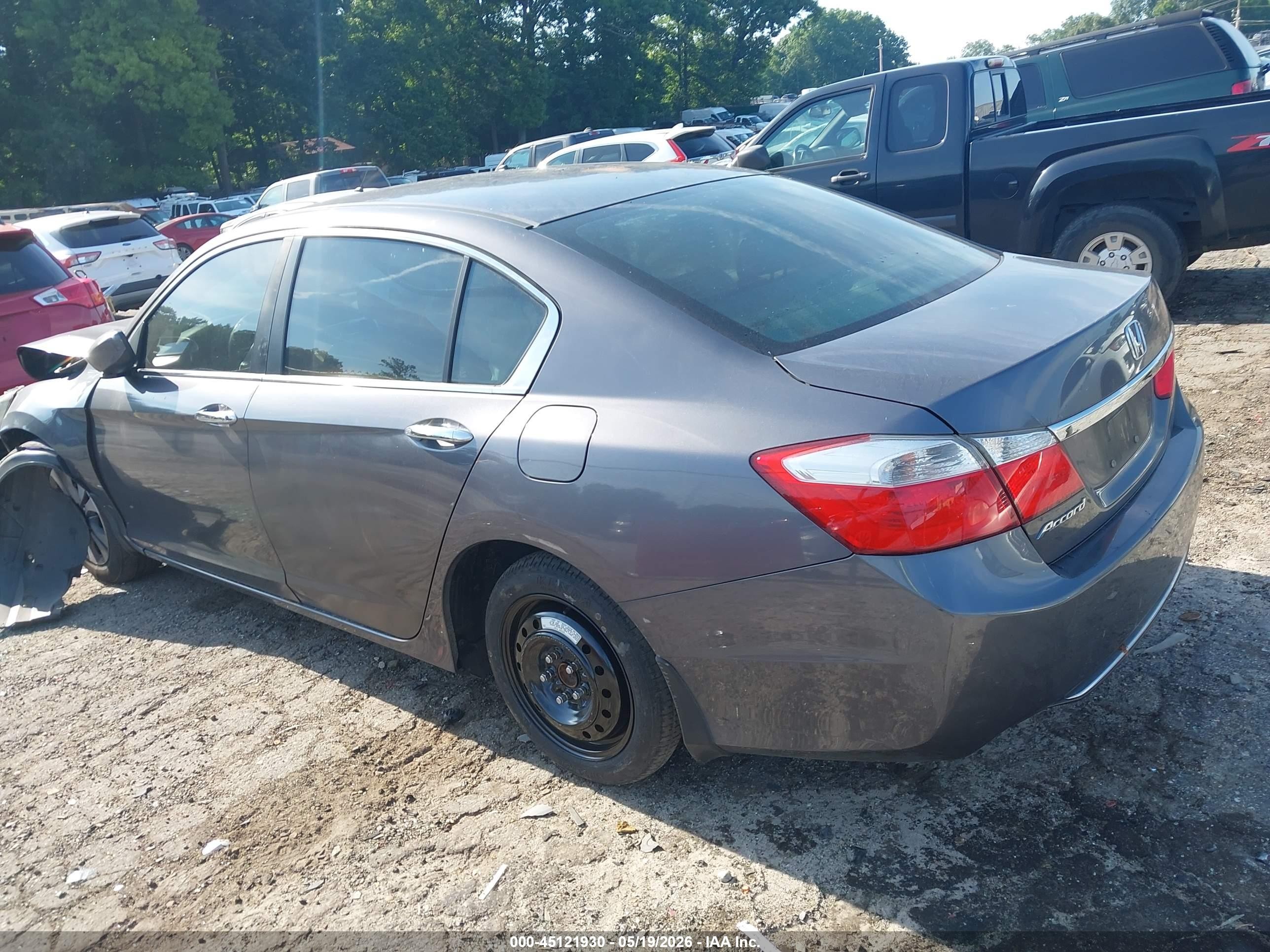 2014 Honda Accord Lx Gray vin: 1HGCR2F34EA294909