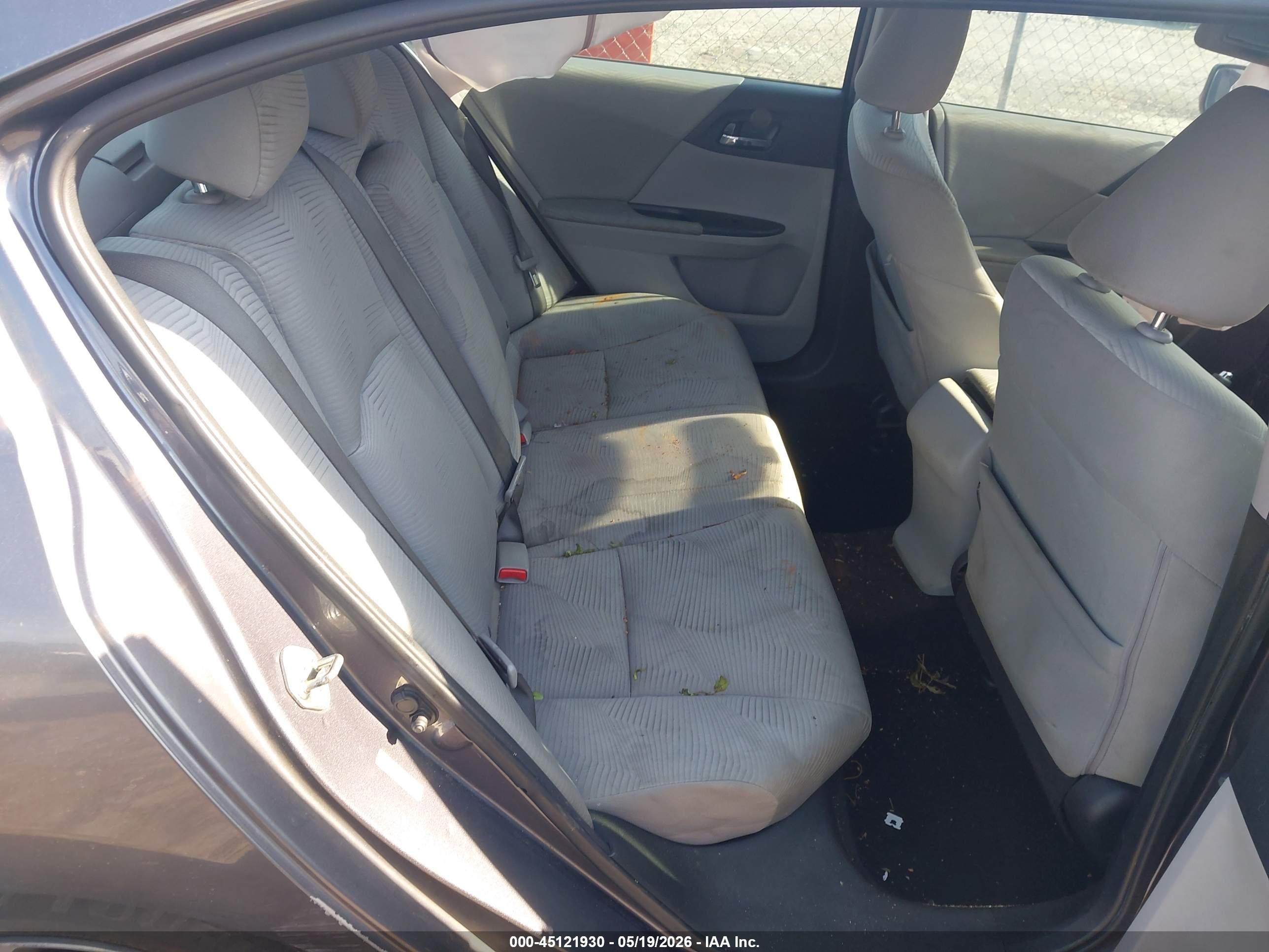 2014 Honda Accord Lx Gray vin: 1HGCR2F34EA294909