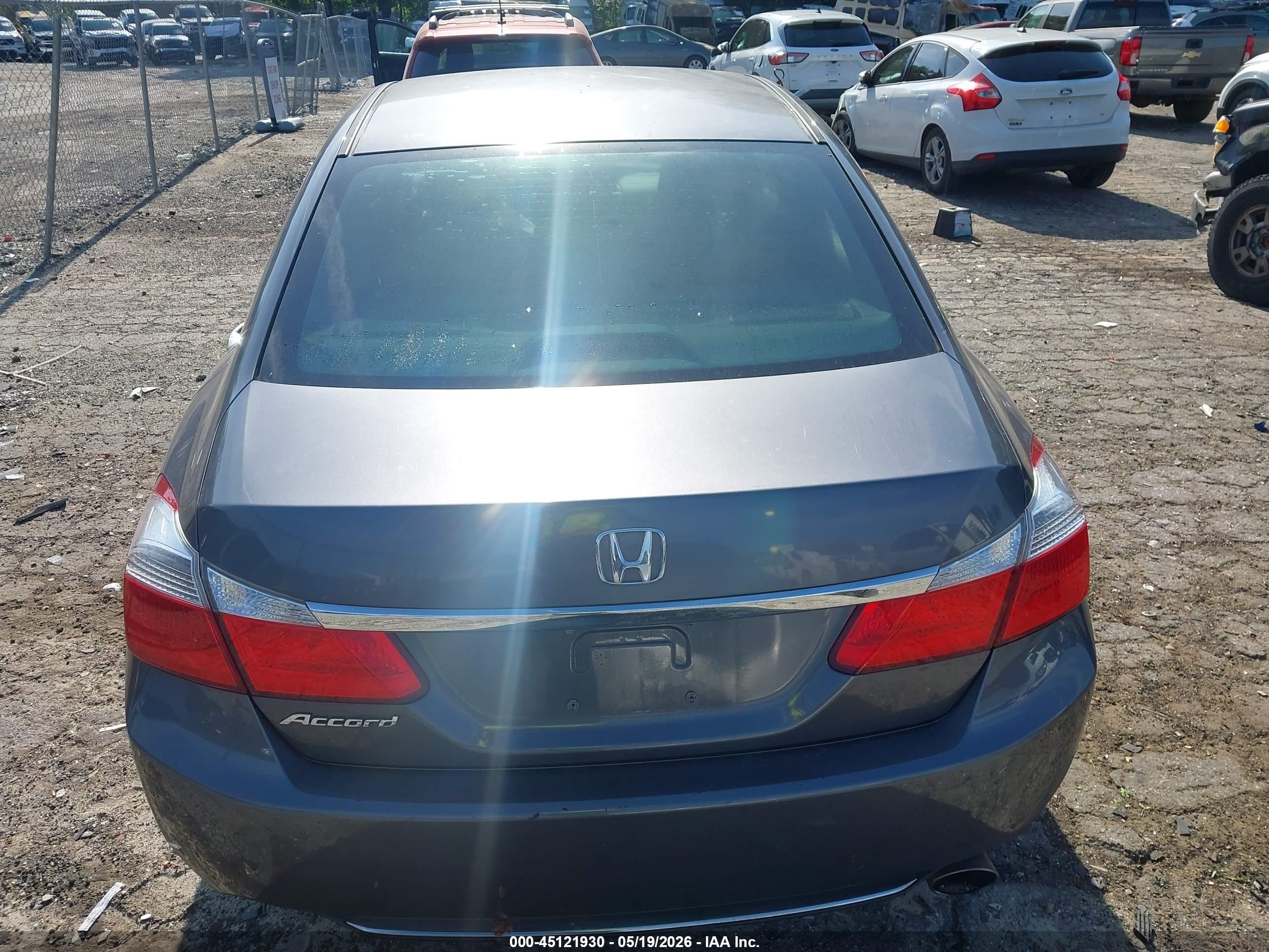 2014 Honda Accord Lx Gray vin: 1HGCR2F34EA294909