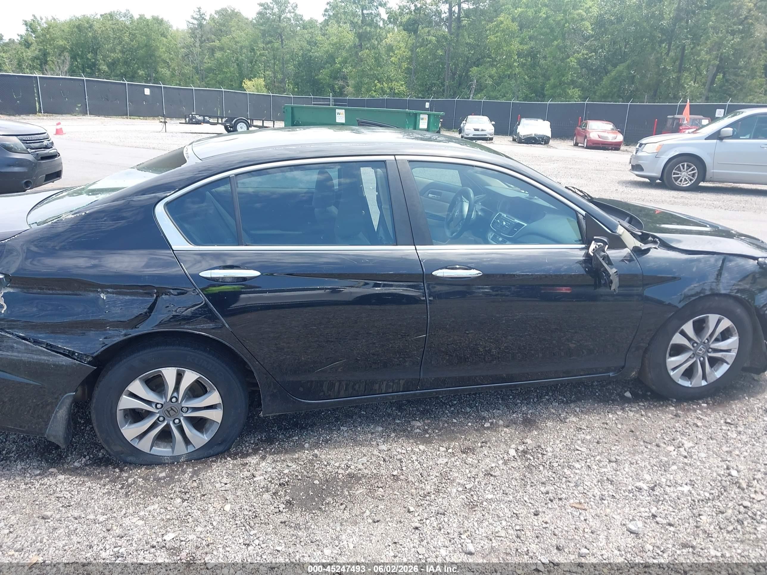 2014 Honda Accord Lx Black vin: 1HGCR2F34EA298975