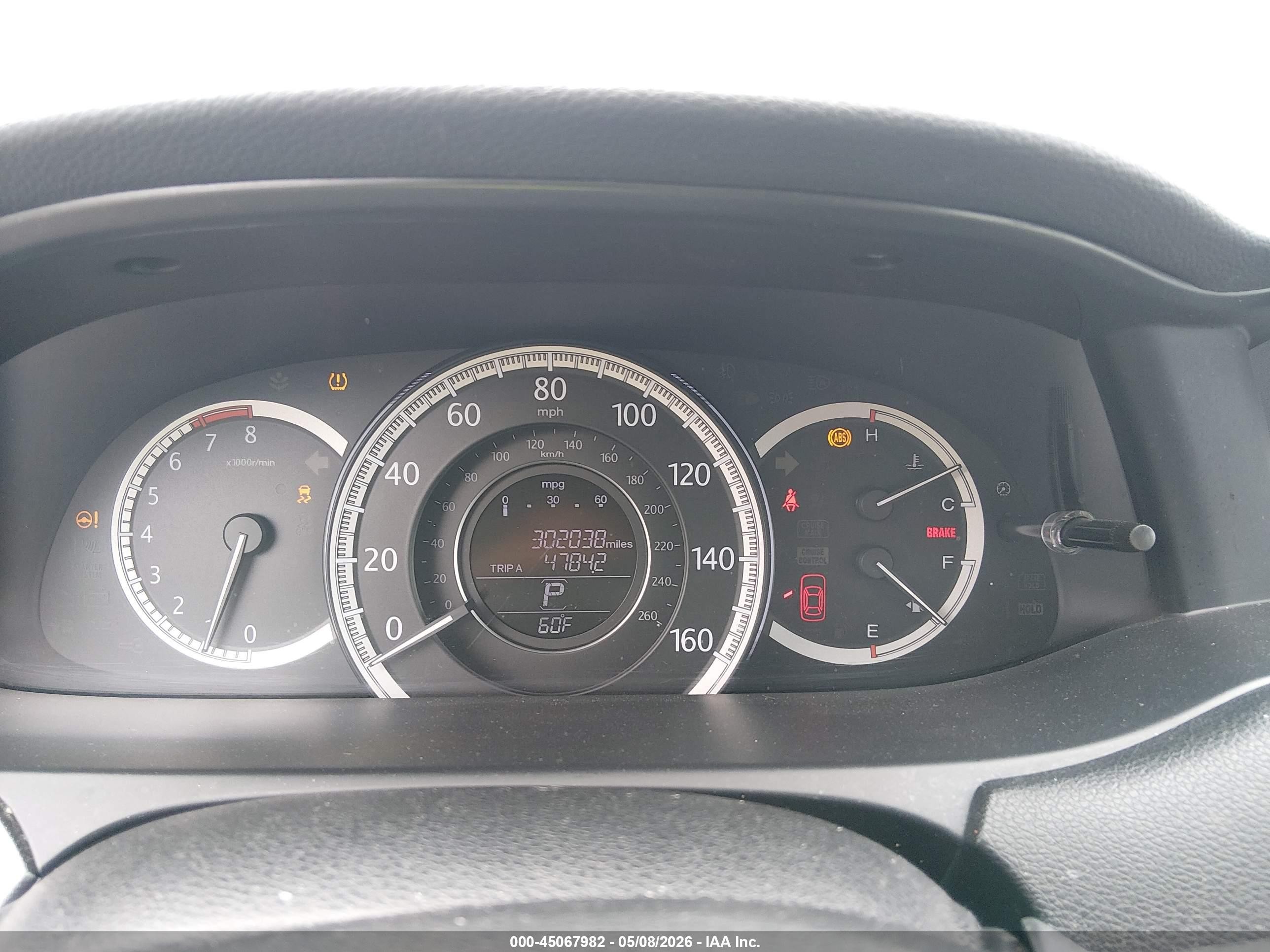 2014 Honda Accord Lx Серый vin: 1HGCR2F34EA304418