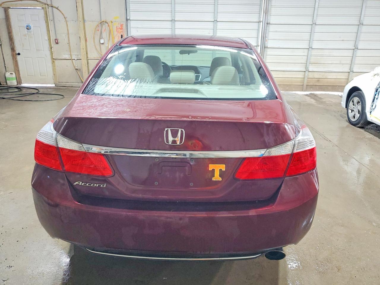 2015 Honda Accord Lx Maroon vin: 1HGCR2F34FA001883