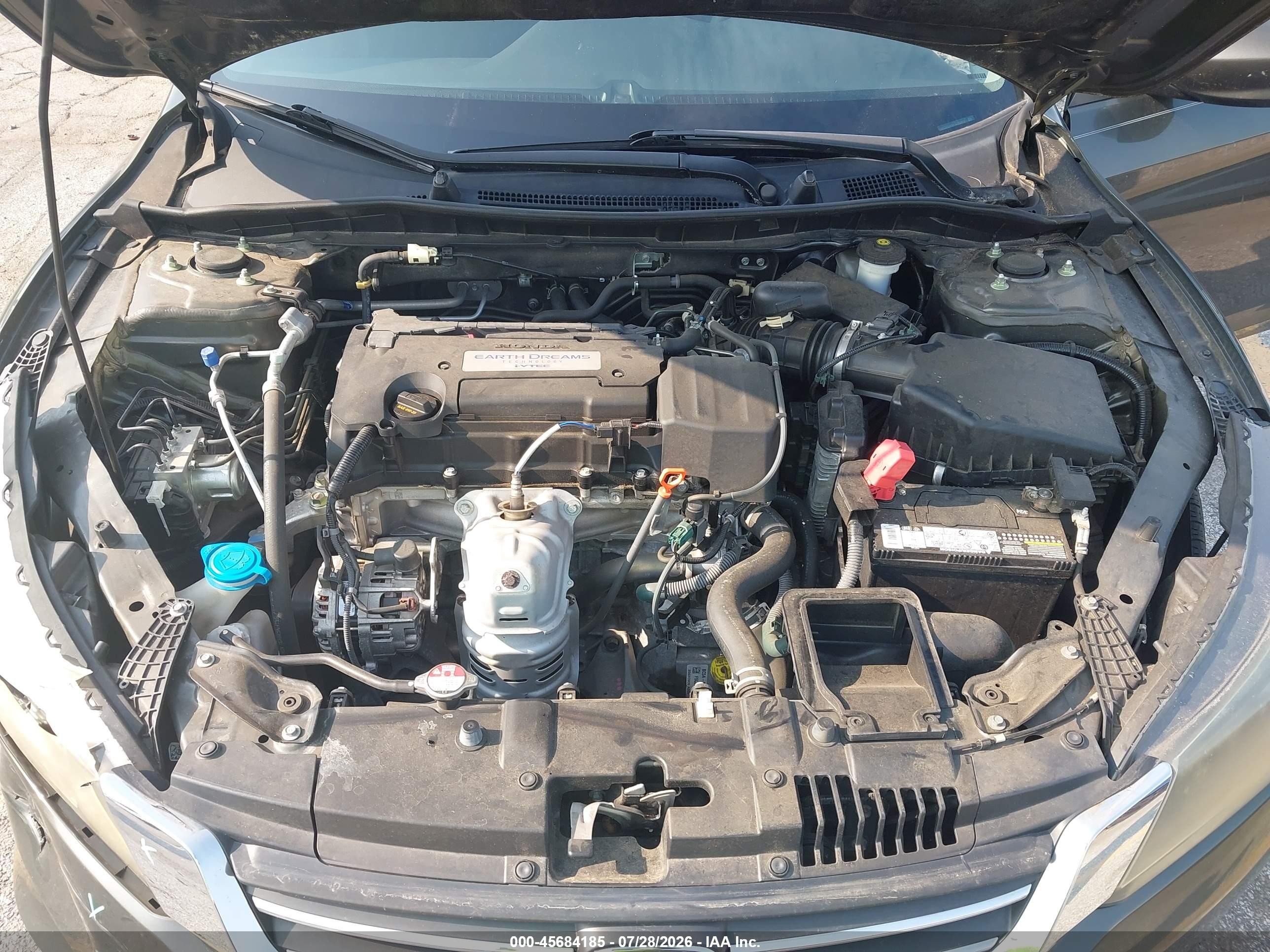 2015 Honda Accord Lx Серый vin: 1HGCR2F34FA024077