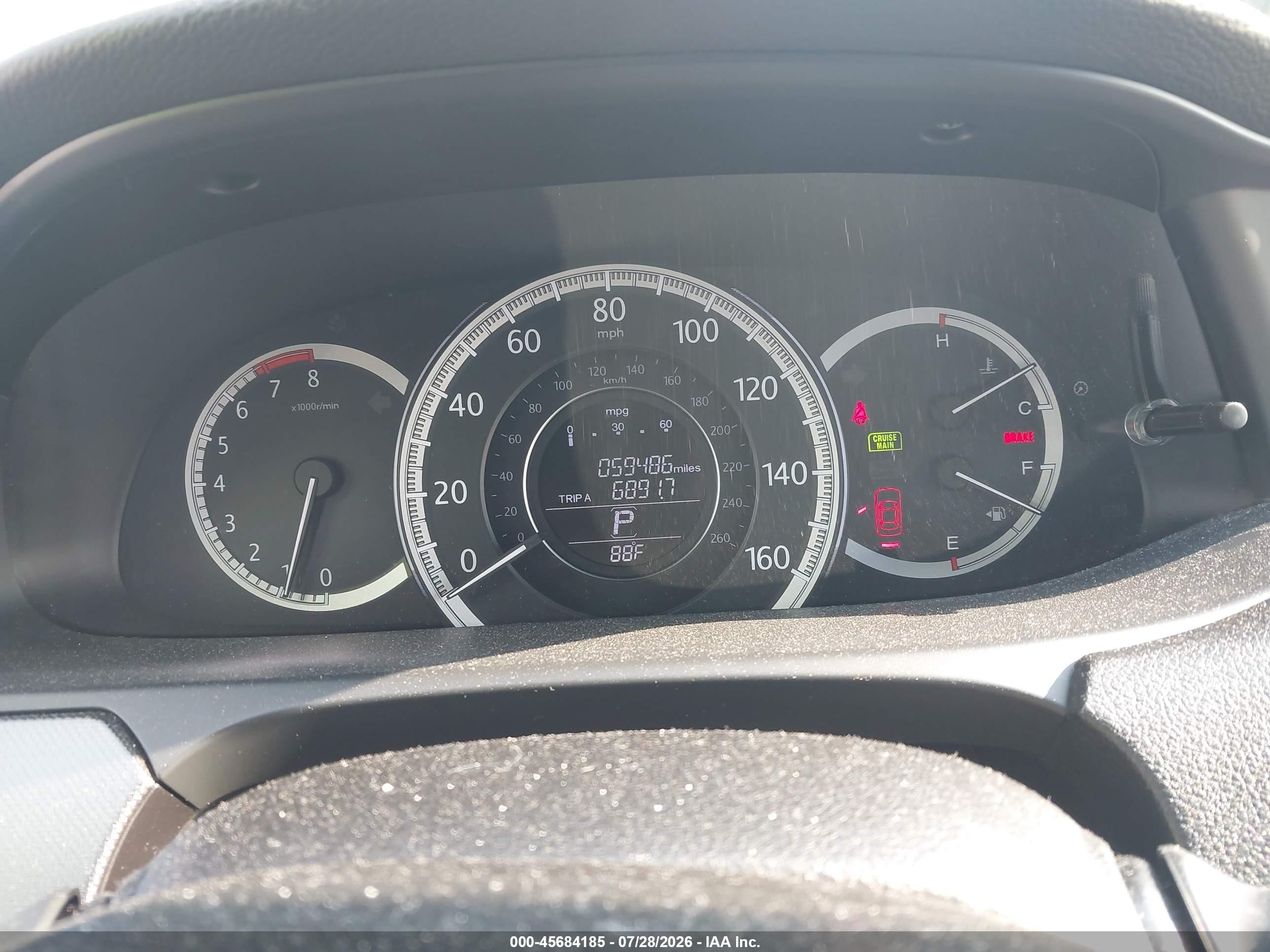2015 Honda Accord Lx Серый vin: 1HGCR2F34FA024077