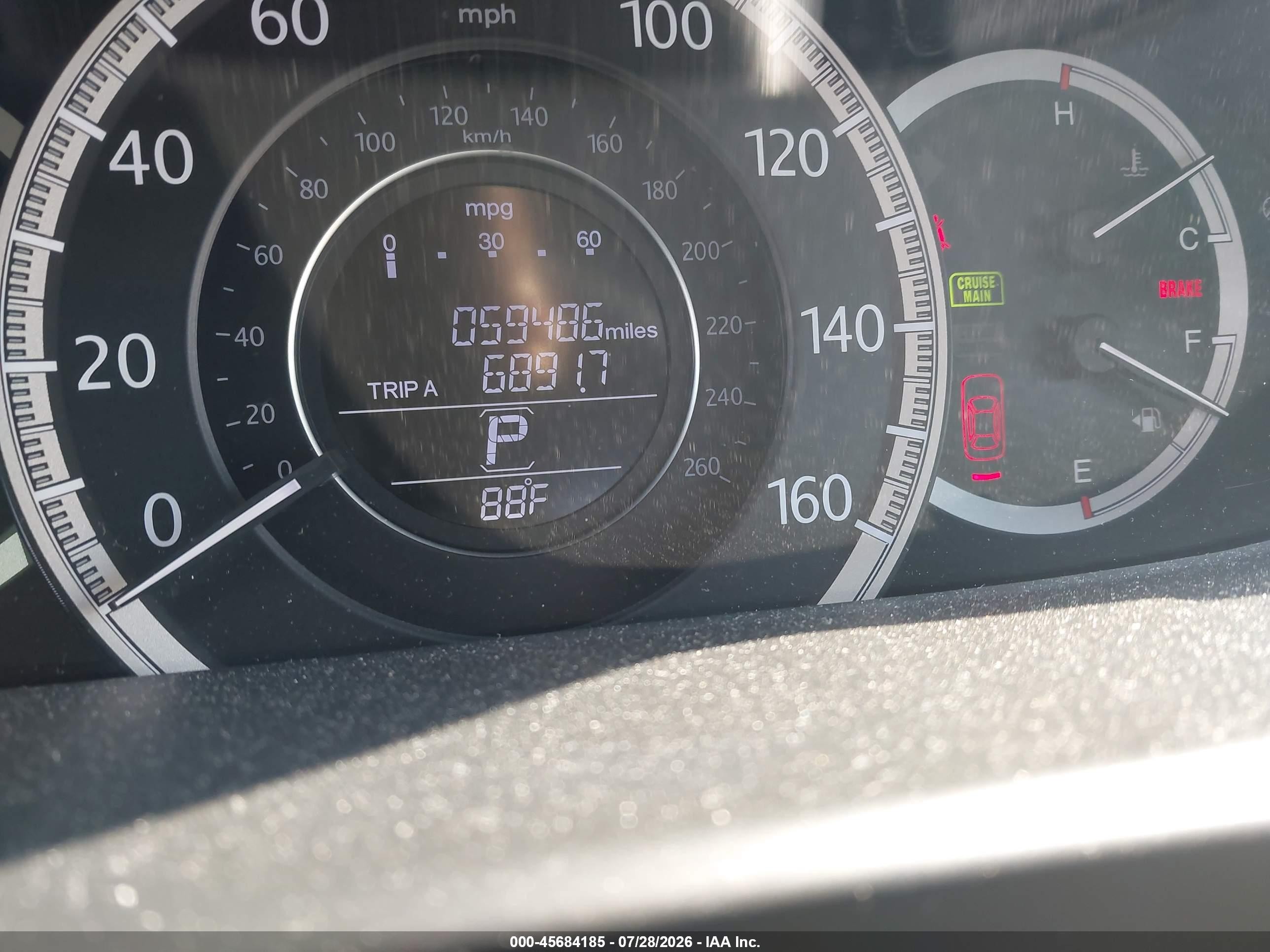 2015 Honda Accord Lx Серый vin: 1HGCR2F34FA024077