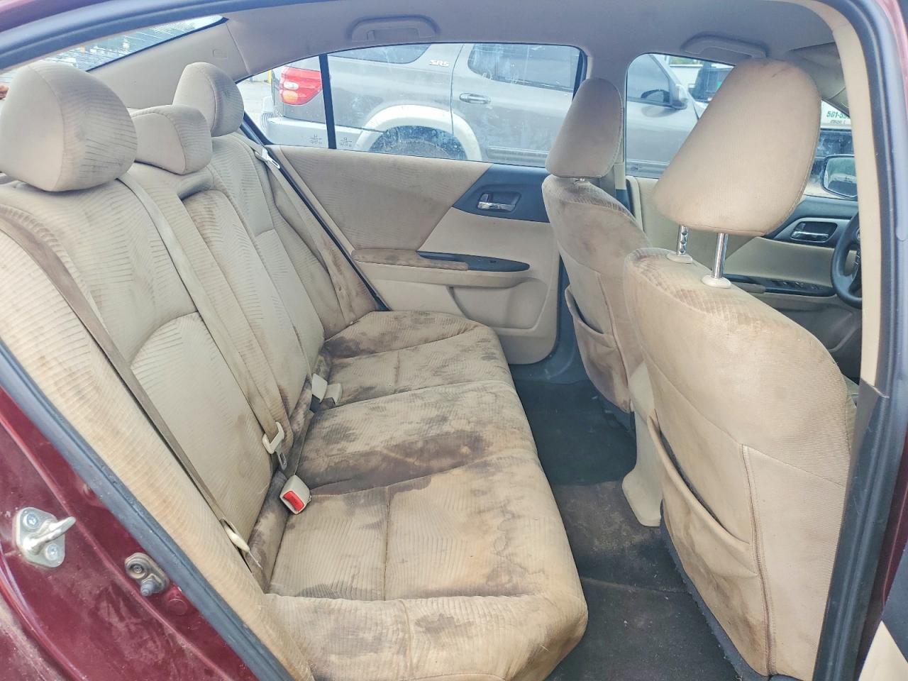 2015 Honda Accord Lx Burgundy vin: 1HGCR2F34FA058648