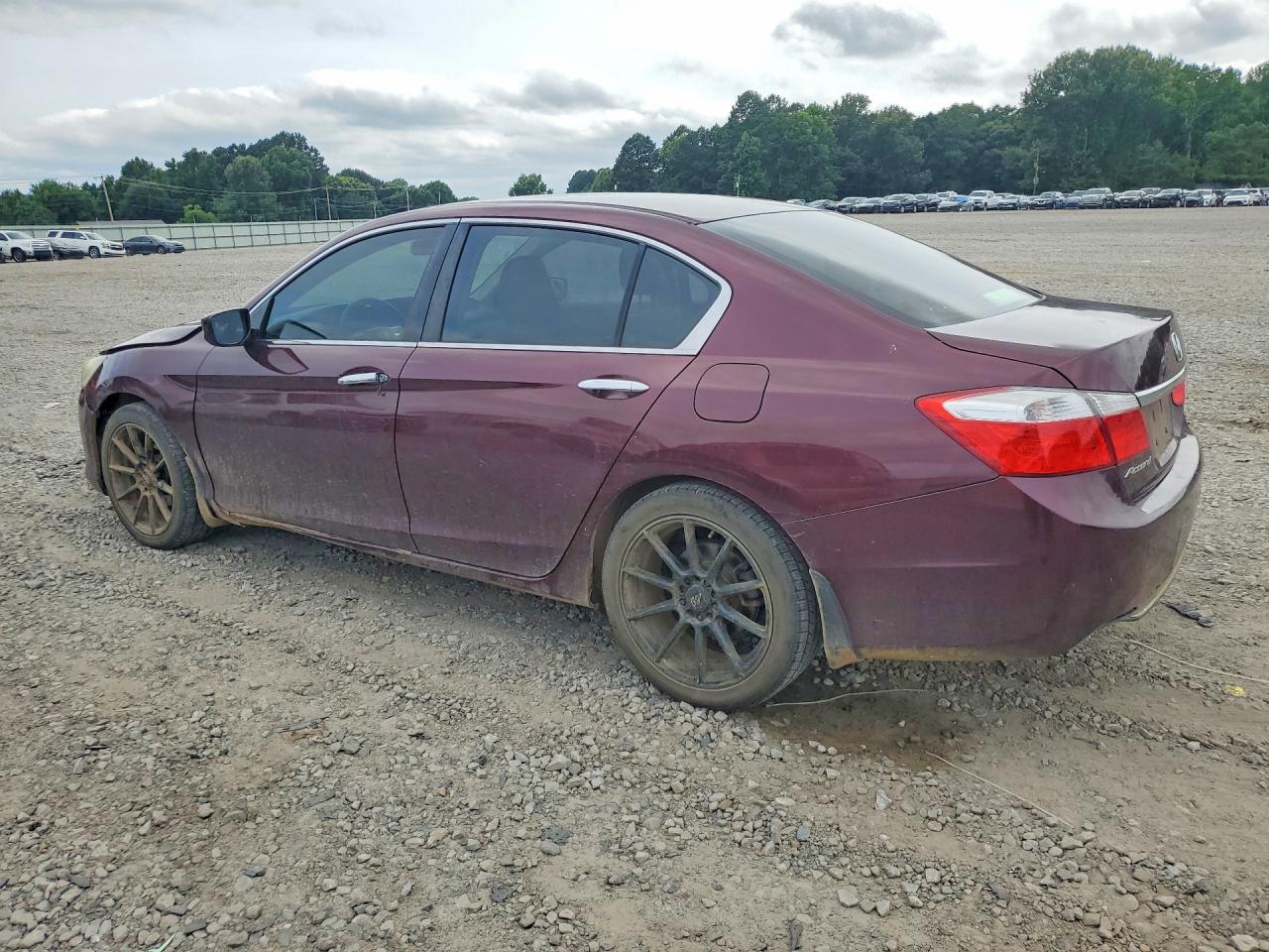 2015 Honda Accord Lx Burgundy vin: 1HGCR2F34FA058648