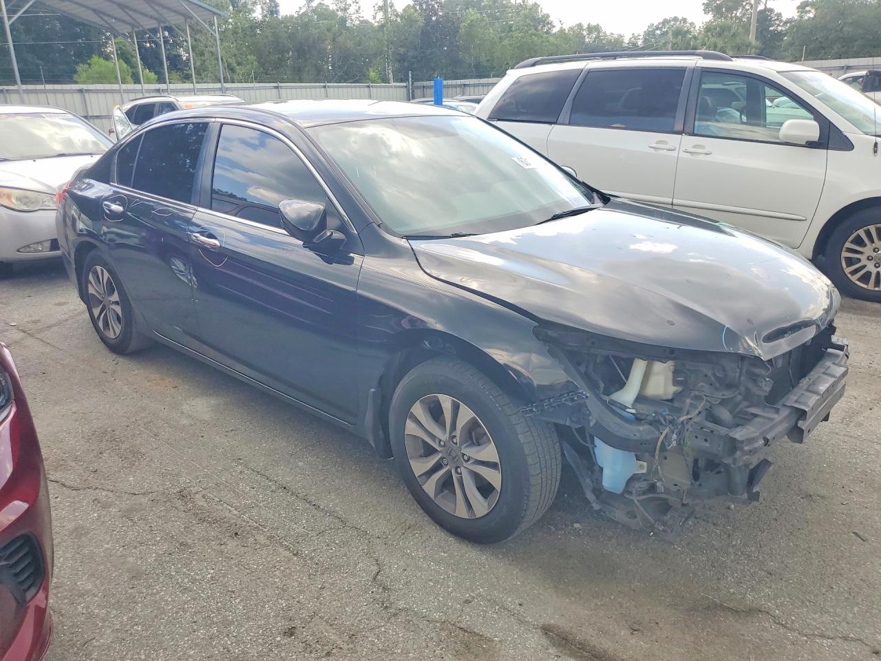 2015 Honda Accord Lx Серый vin: 1HGCR2F34FA069374