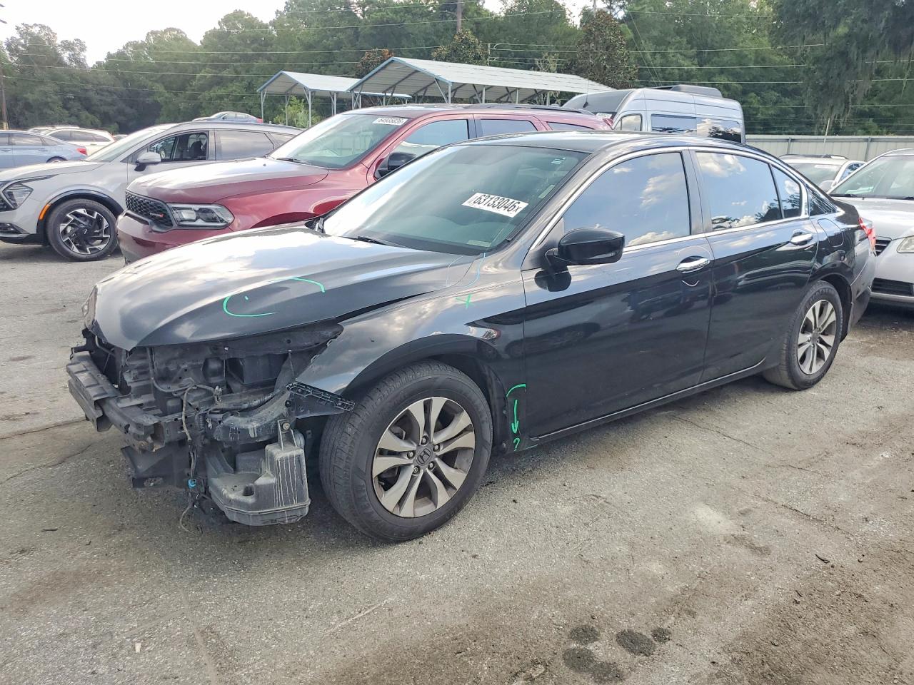 2015 Honda Accord Lx Серый vin: 1HGCR2F34FA069374