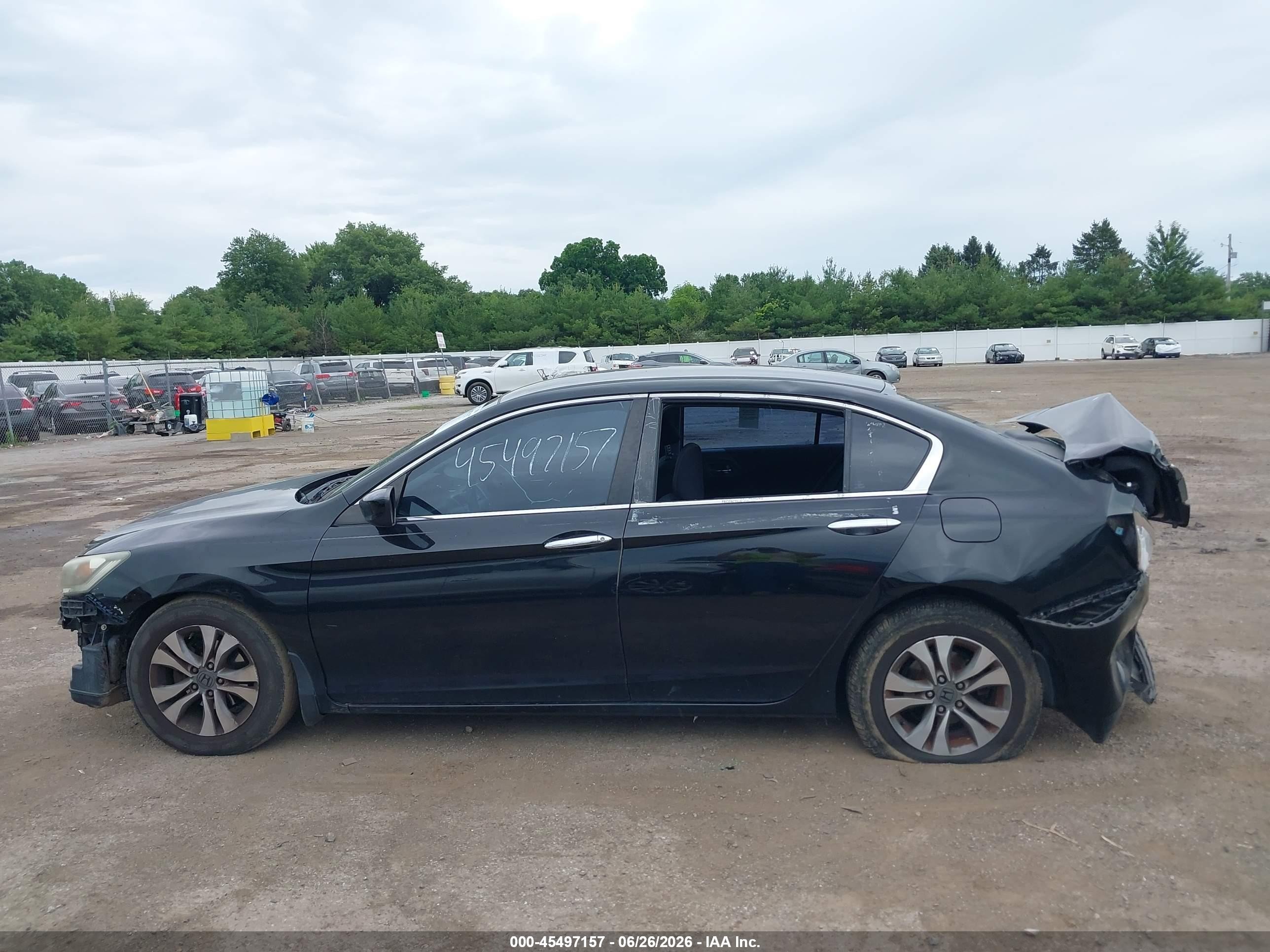 2015 Honda Accord Lx Black vin: 1HGCR2F34FA092458