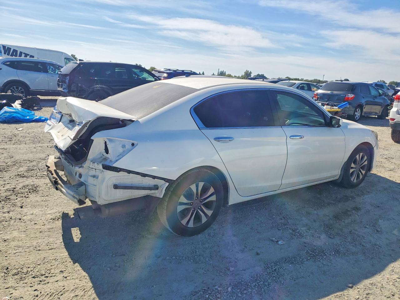 2015 Honda Accord Lx Белый vin: 1HGCR2F34FA094047