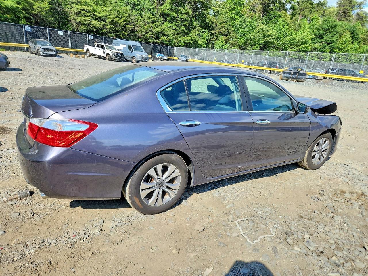 2015 Honda Accord Lx Gray vin: 1HGCR2F34FA106729