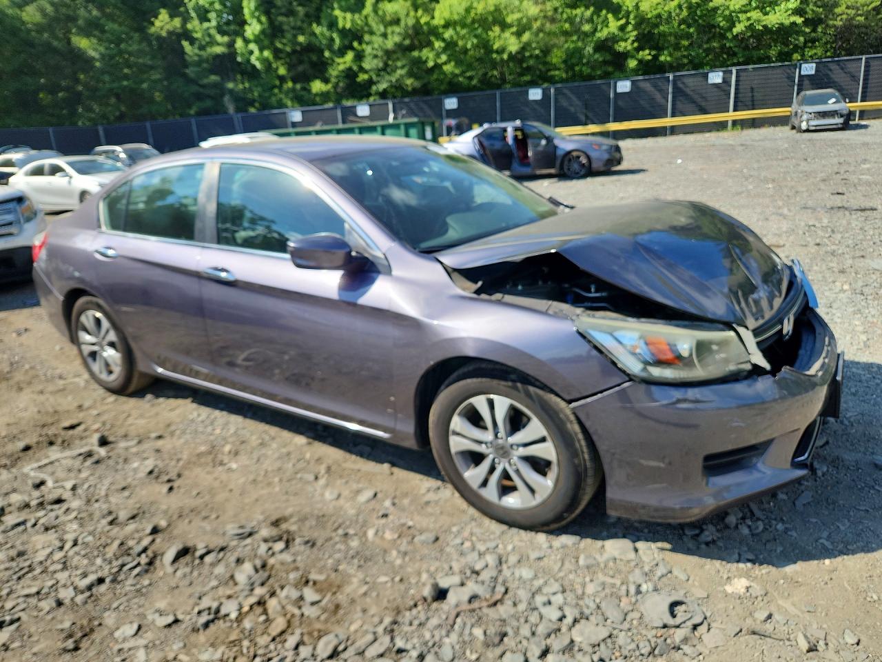 2015 Honda Accord Lx Gray vin: 1HGCR2F34FA106729