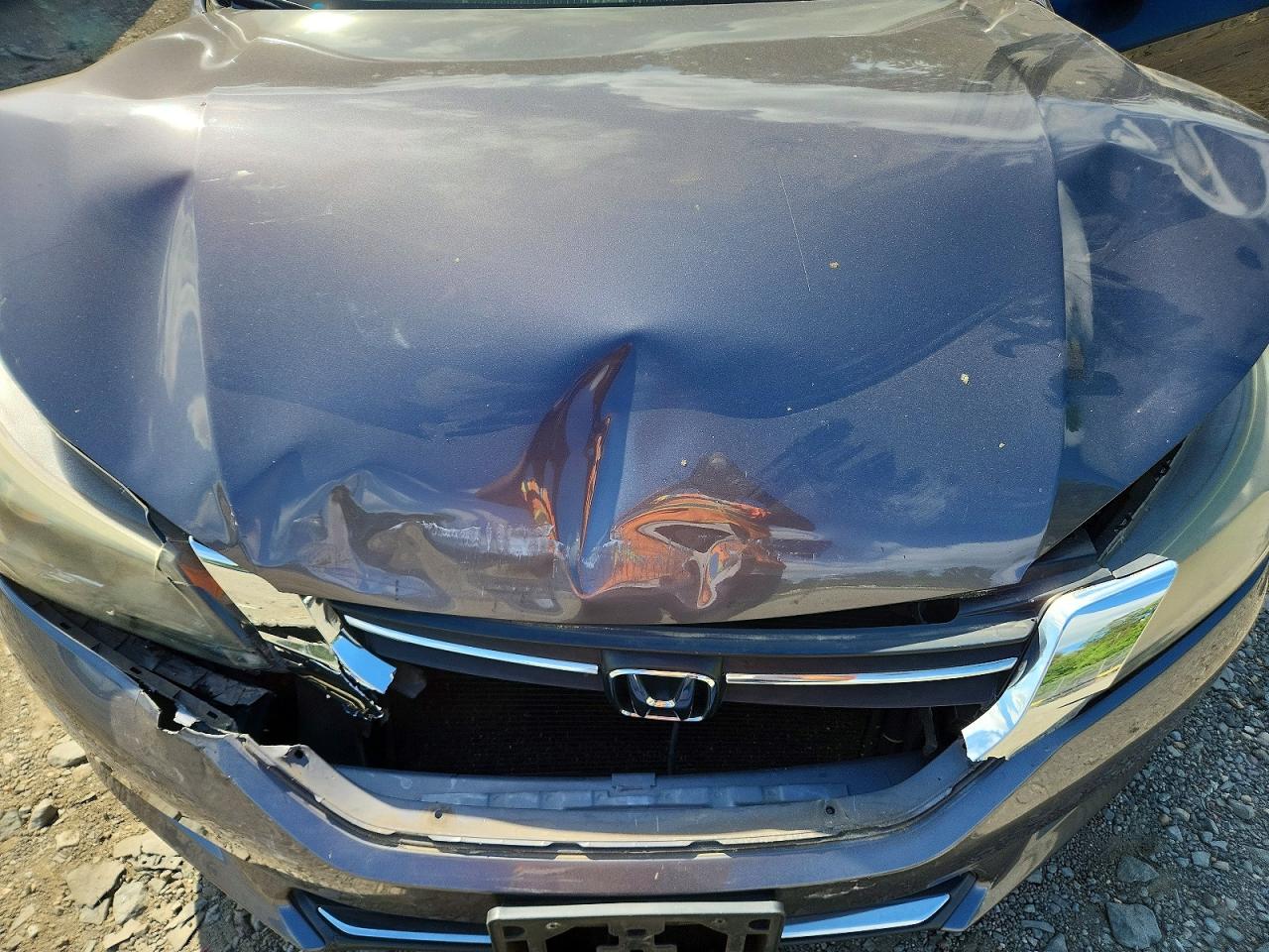 2015 Honda Accord Lx Gray vin: 1HGCR2F34FA106729