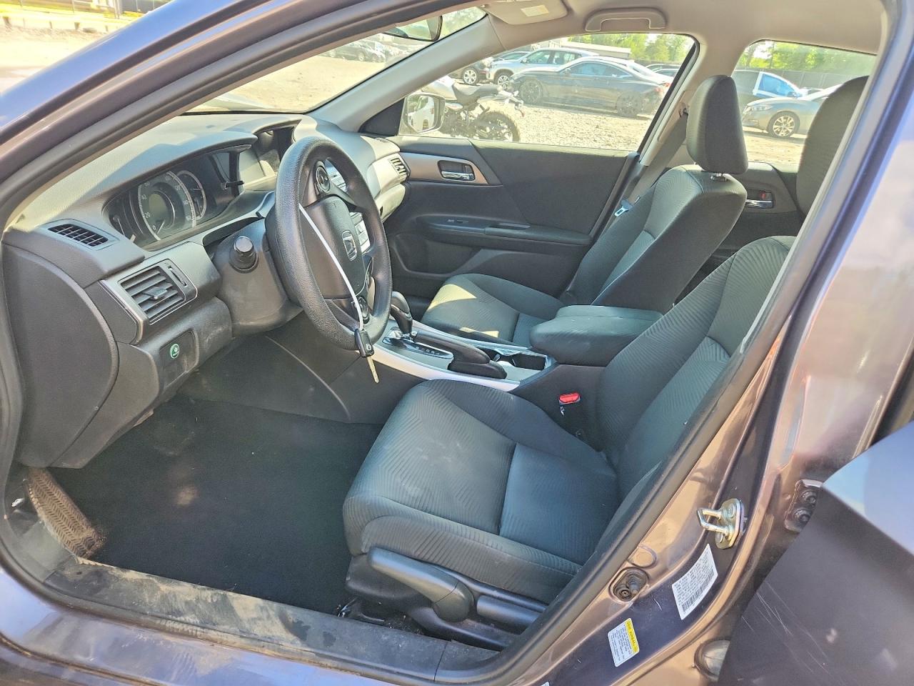 2015 Honda Accord Lx Gray vin: 1HGCR2F34FA106729