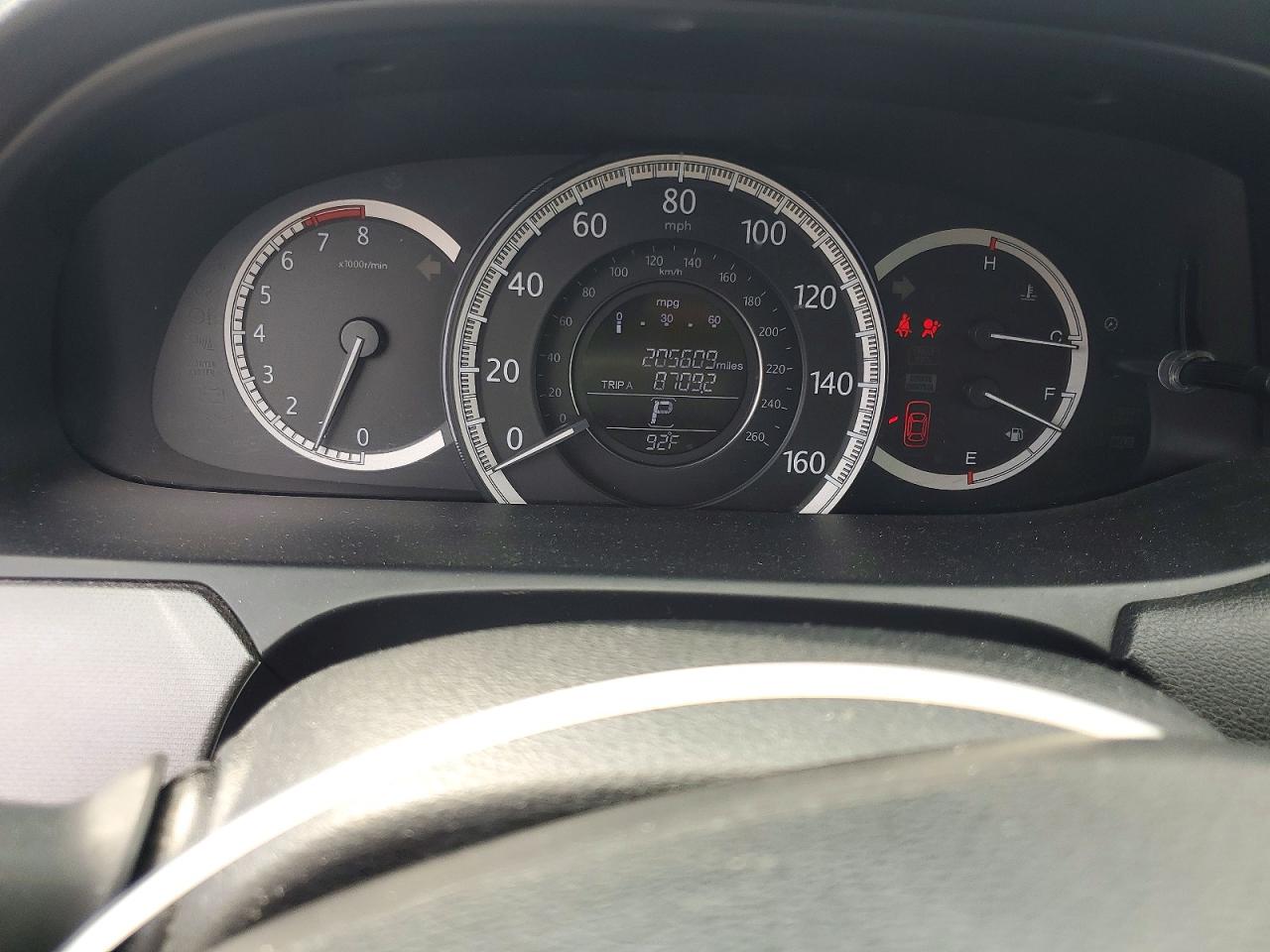 2015 Honda Accord Lx Gray vin: 1HGCR2F34FA110134