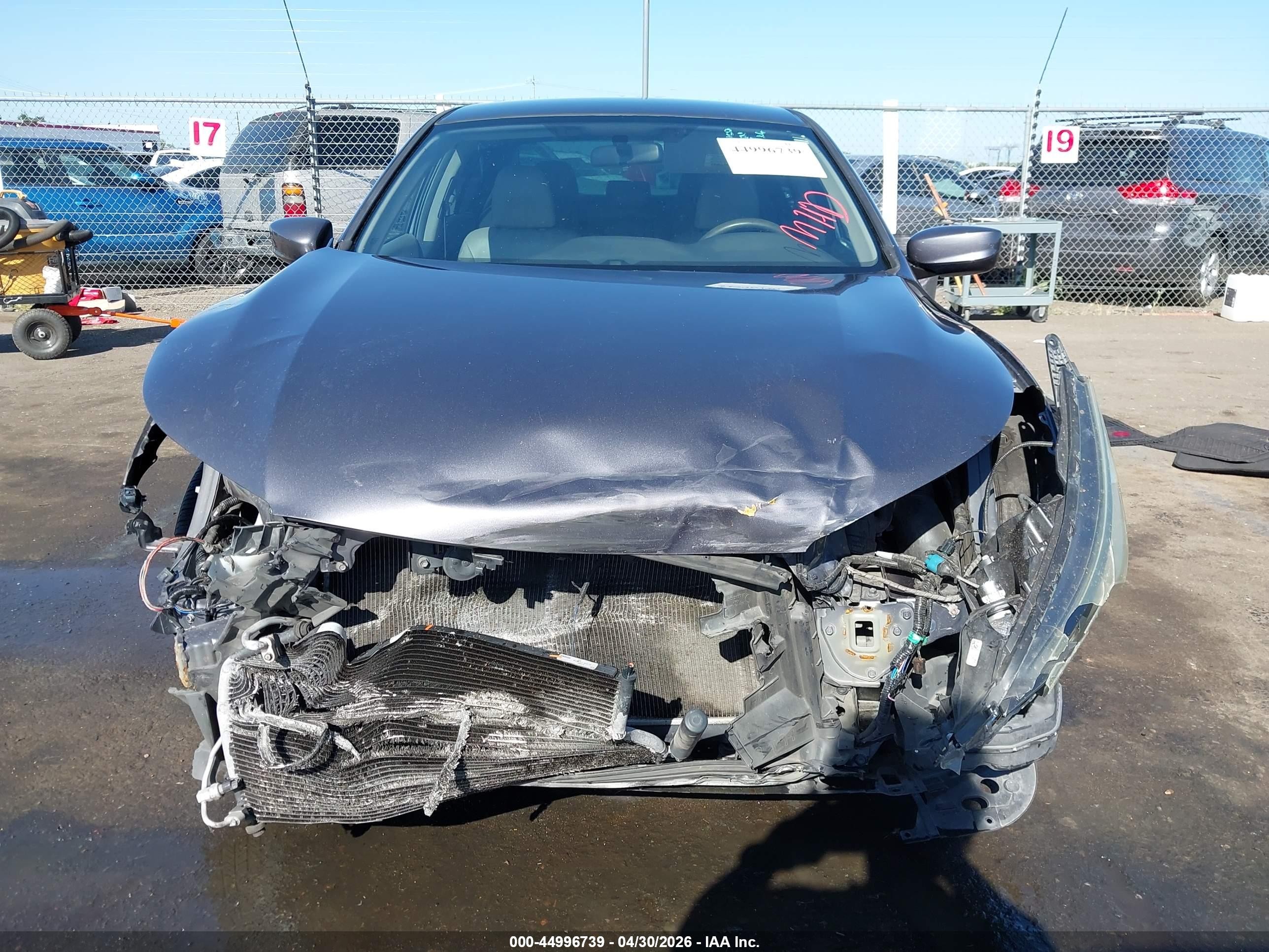2015 Honda Accord Lx Gray vin: 1HGCR2F34FA111803