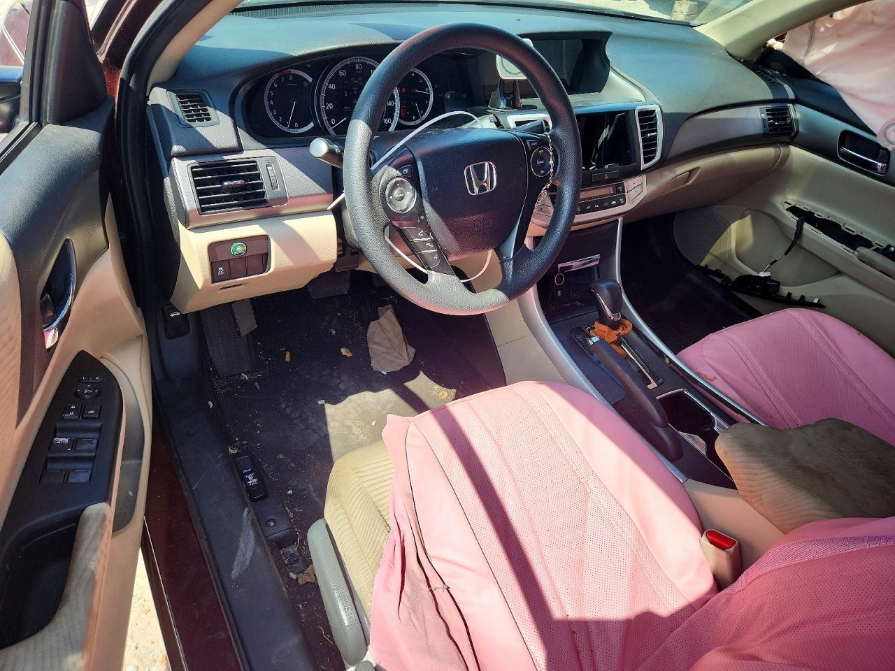 2015 Honda Accord Lx Maroon vin: 1HGCR2F34FA115527