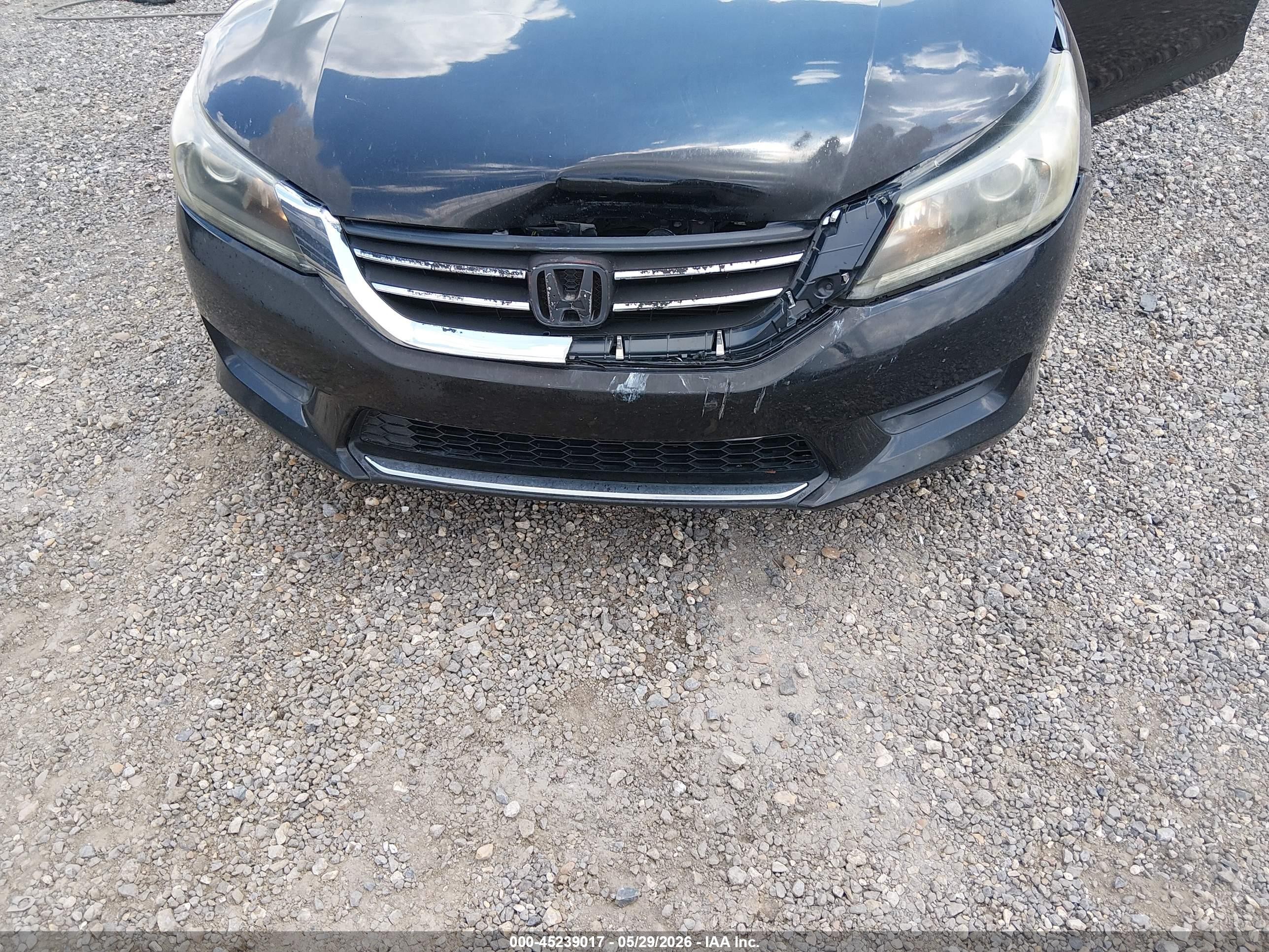 2015 Honda Accord Lx Black vin: 1HGCR2F34FA116371