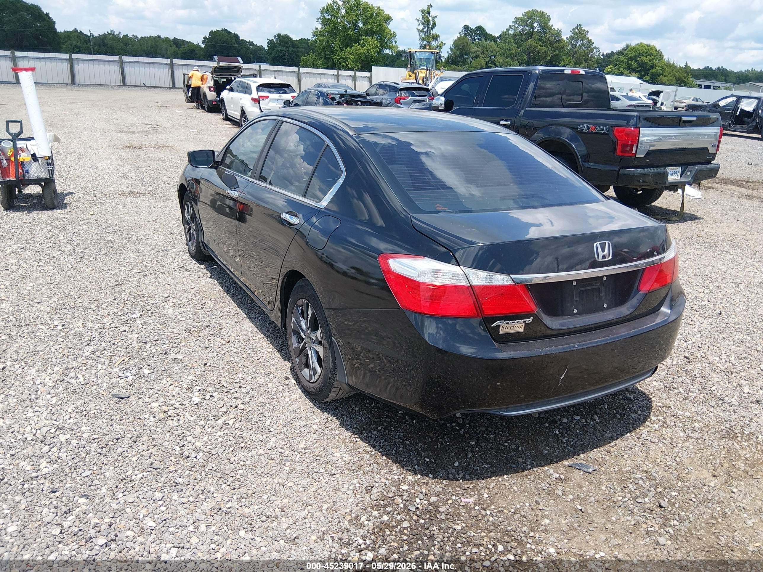 2015 Honda Accord Lx Black vin: 1HGCR2F34FA116371