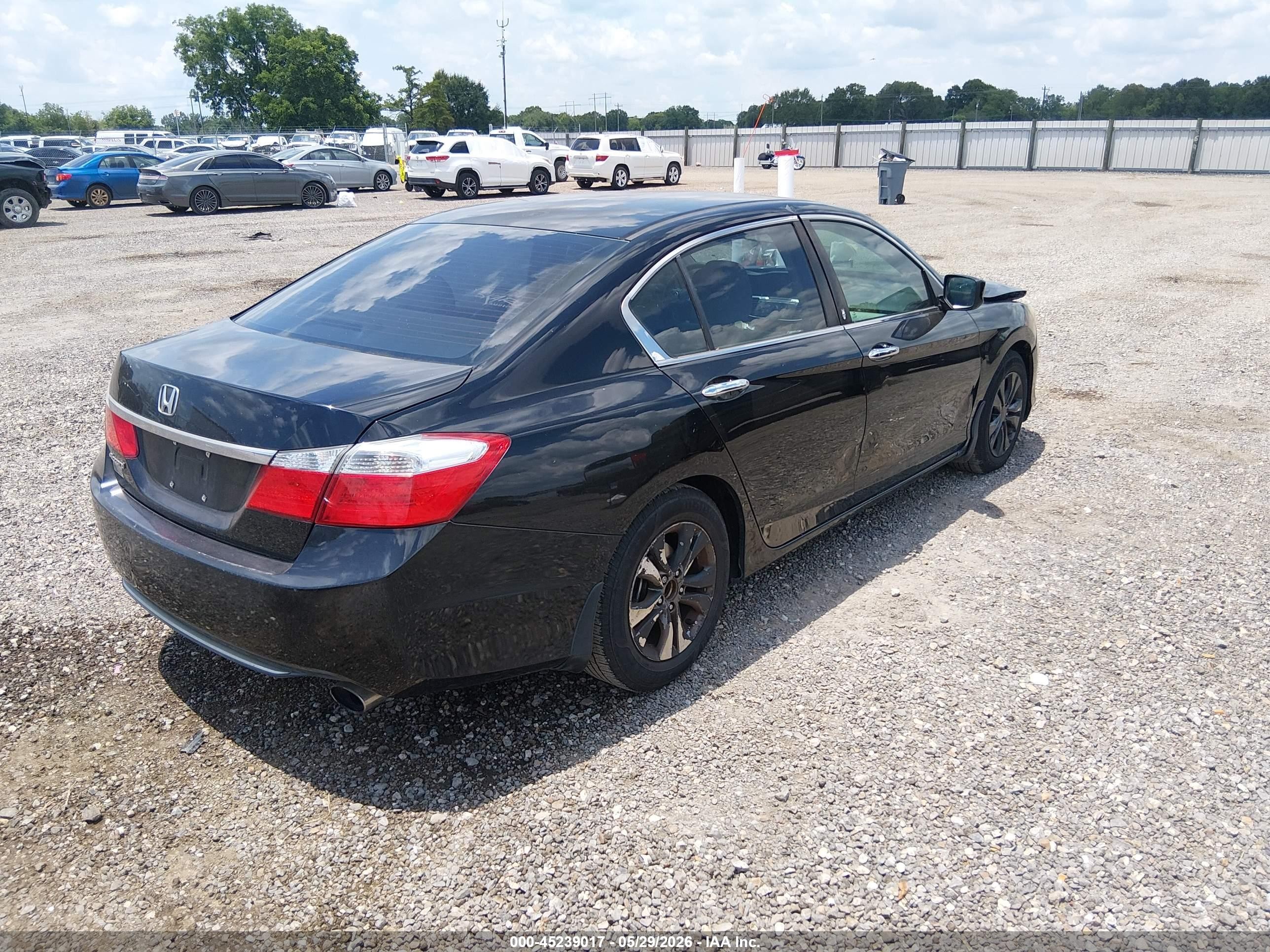 2015 Honda Accord Lx Black vin: 1HGCR2F34FA116371