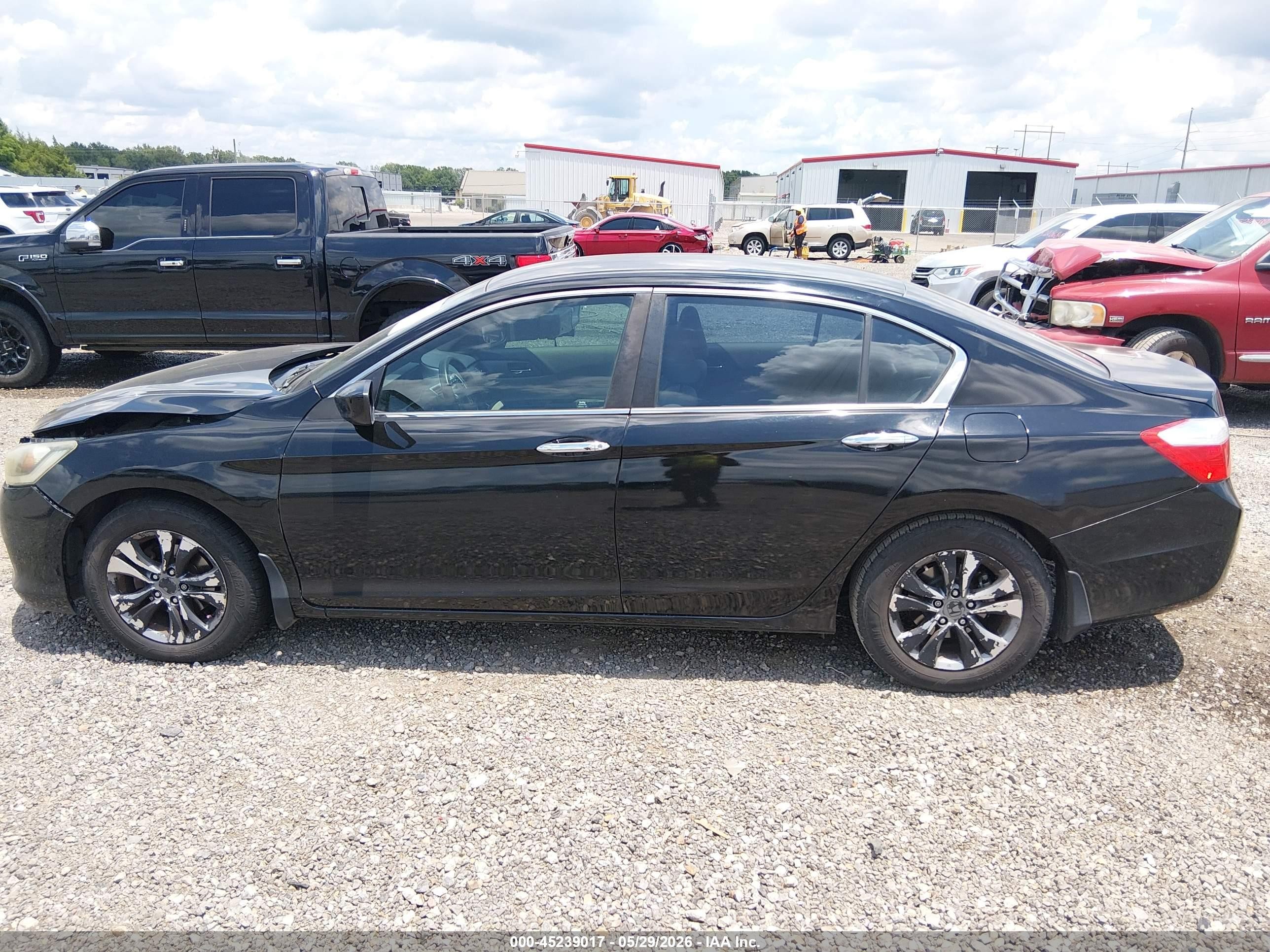 2015 Honda Accord Lx Black vin: 1HGCR2F34FA116371