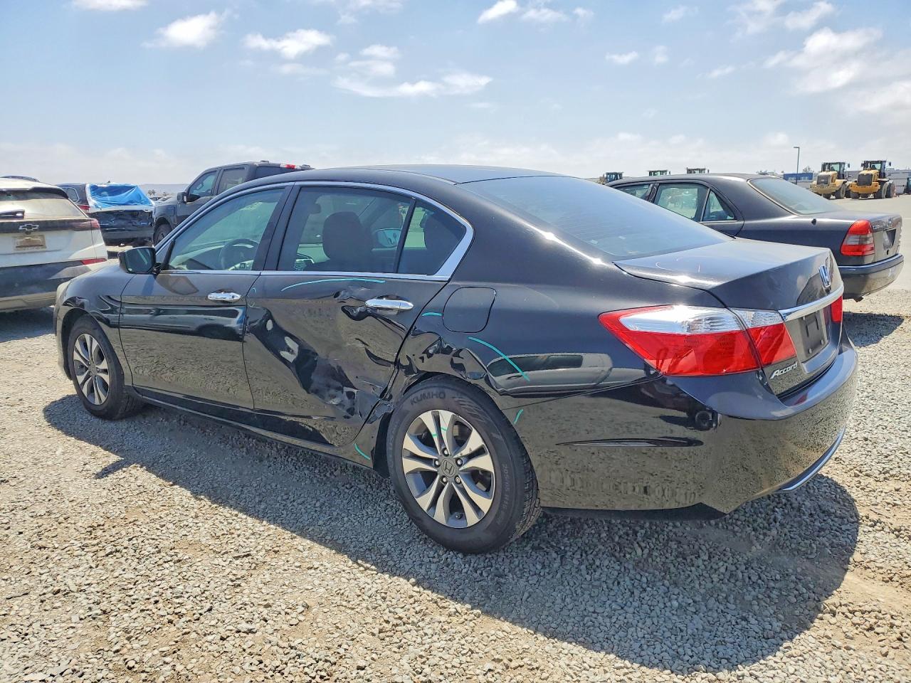 2015 Honda Accord Lx Black vin: 1HGCR2F34FA153372