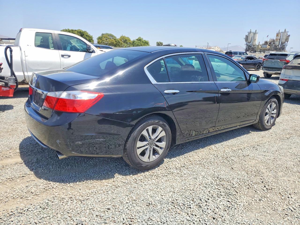 2015 Honda Accord Lx Black vin: 1HGCR2F34FA153372