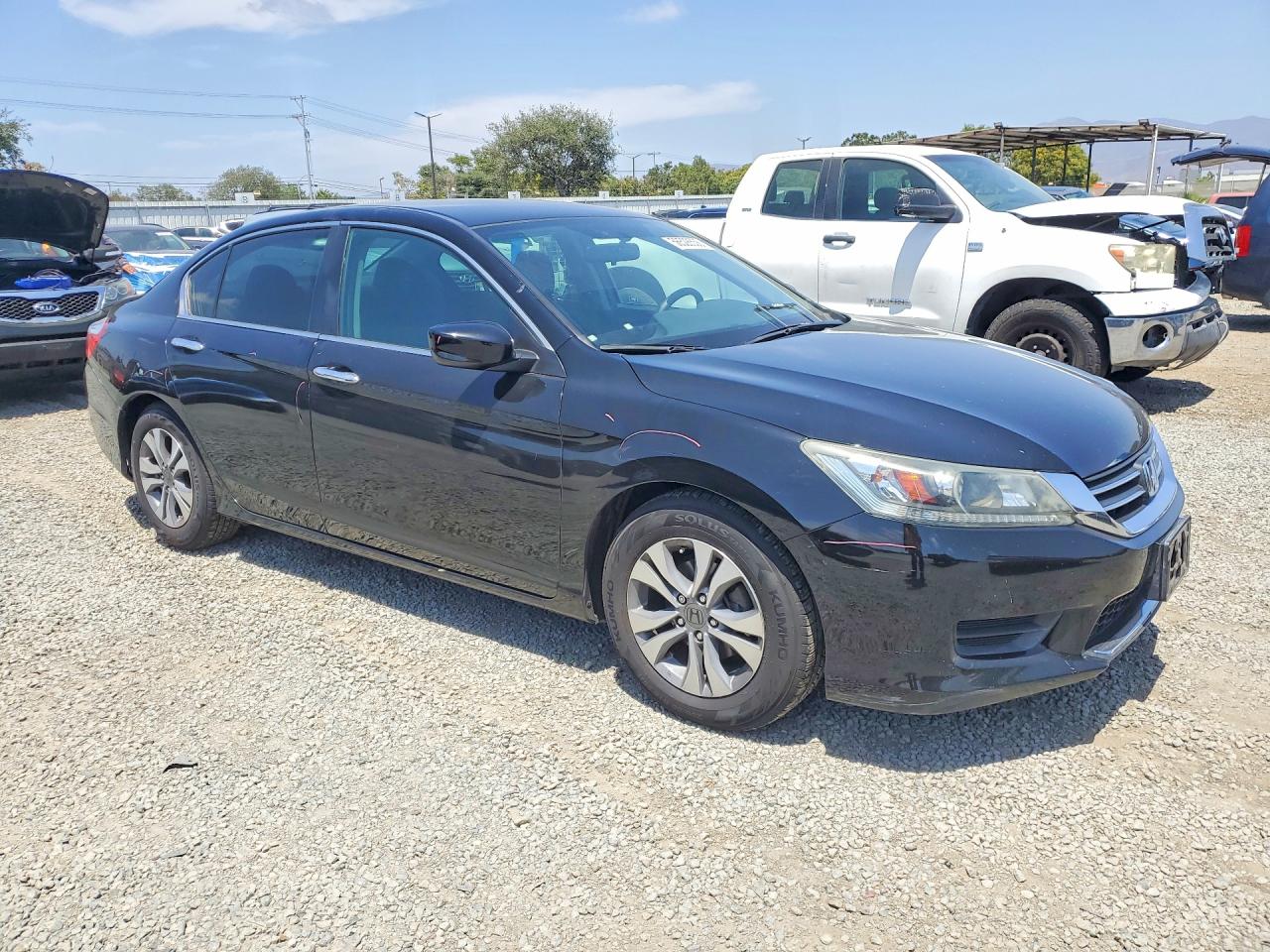 2015 Honda Accord Lx Black vin: 1HGCR2F34FA153372
