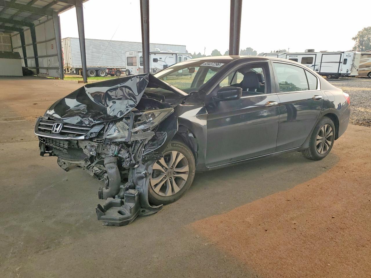 2015 Honda Accord Lx Black vin: 1HGCR2F34FA160547