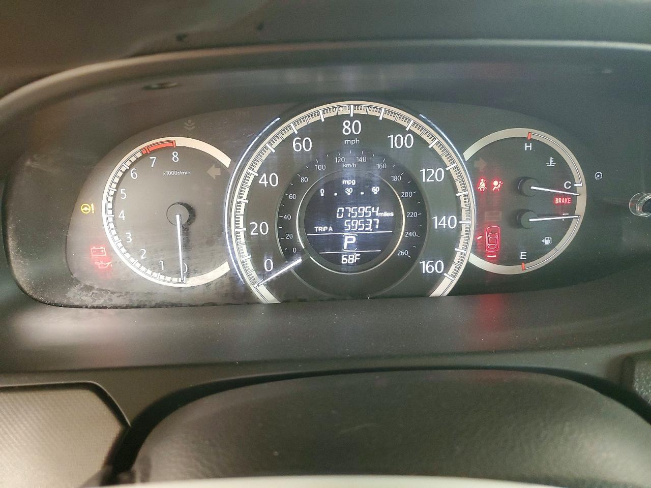 2015 Honda Accord Lx Черный vin: 1HGCR2F34FA160547