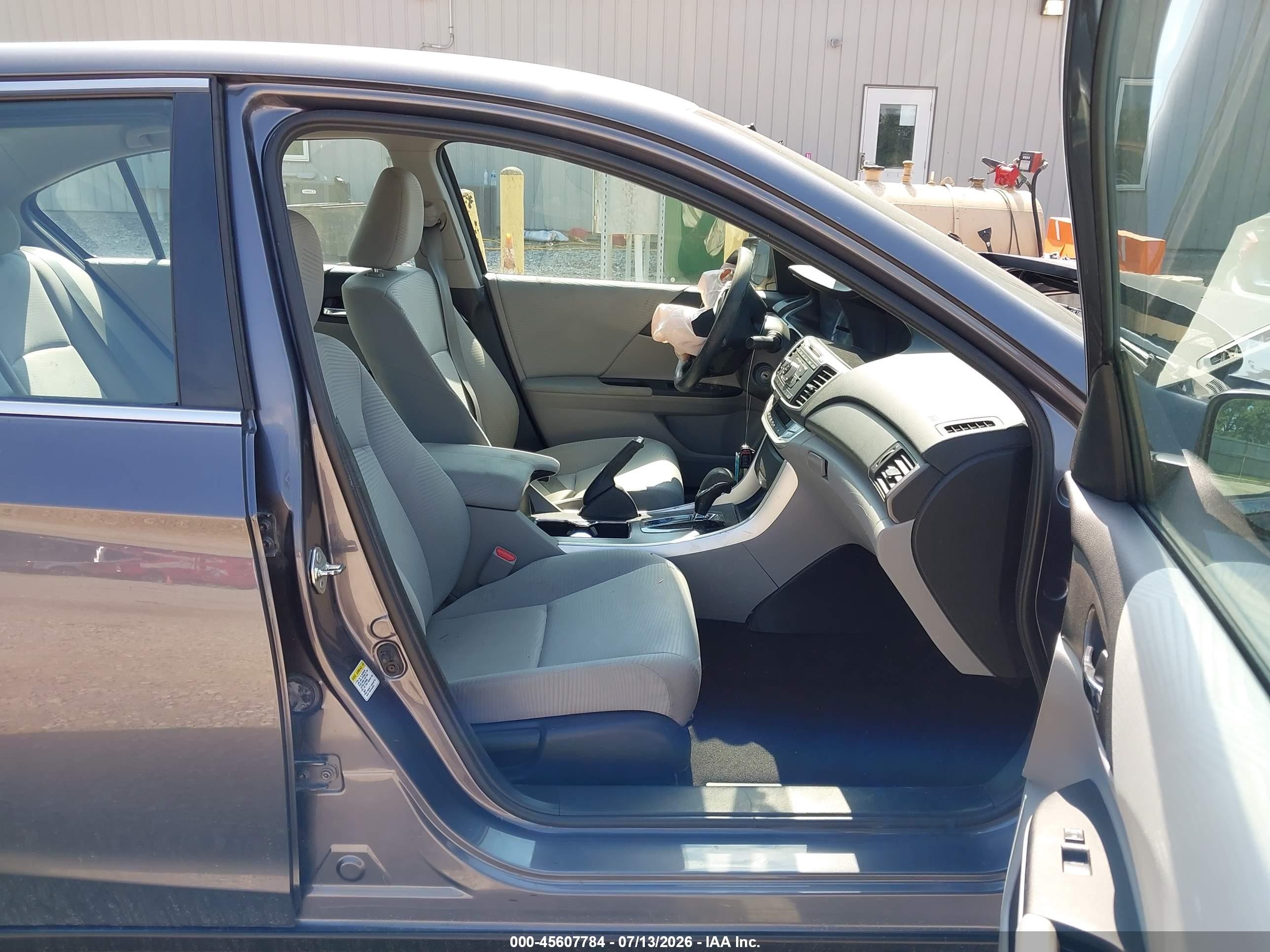 2015 Honda Accord Lx Gray vin: 1HGCR2F34FA165988