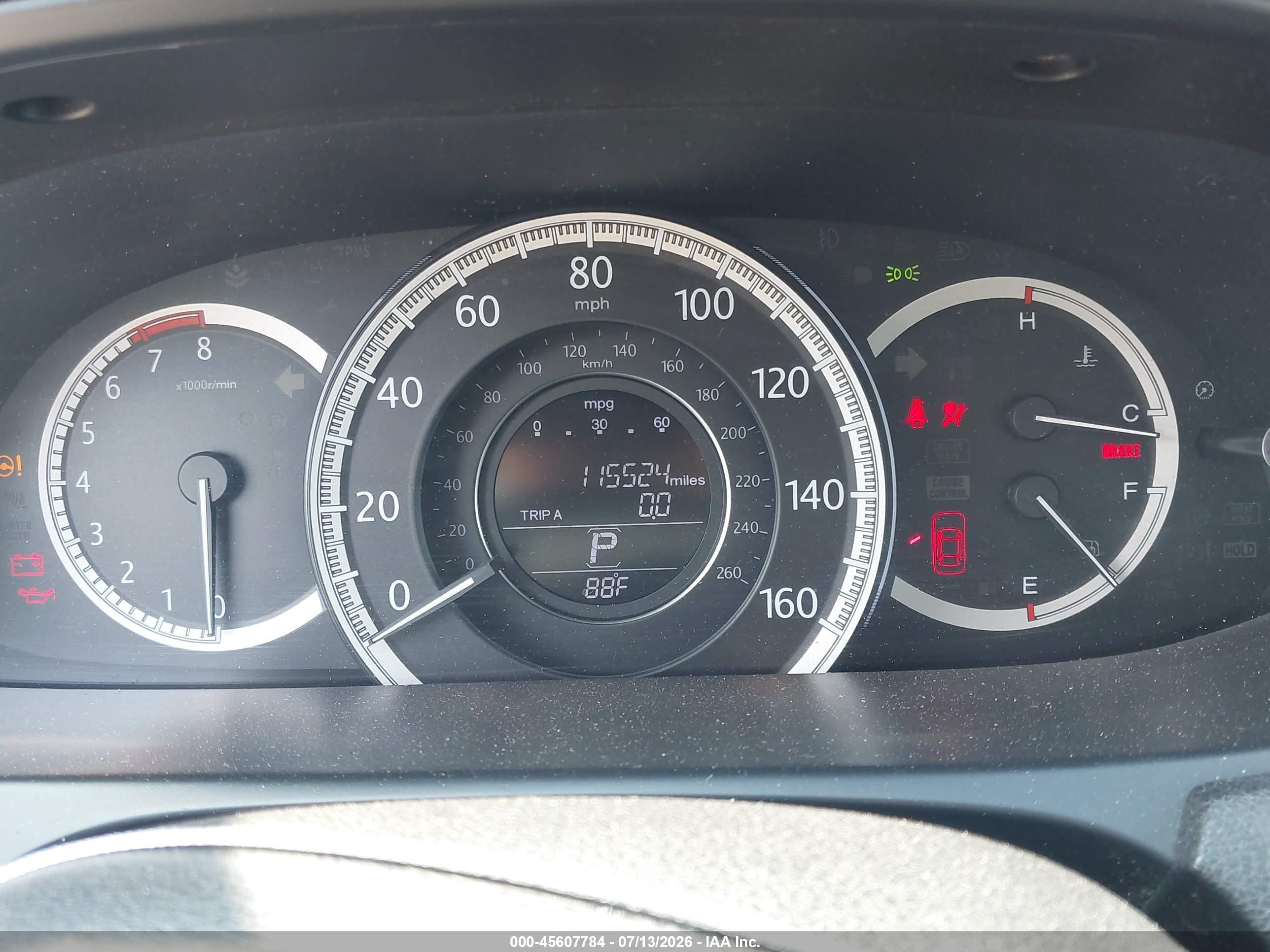 2015 Honda Accord Lx Gray vin: 1HGCR2F34FA165988