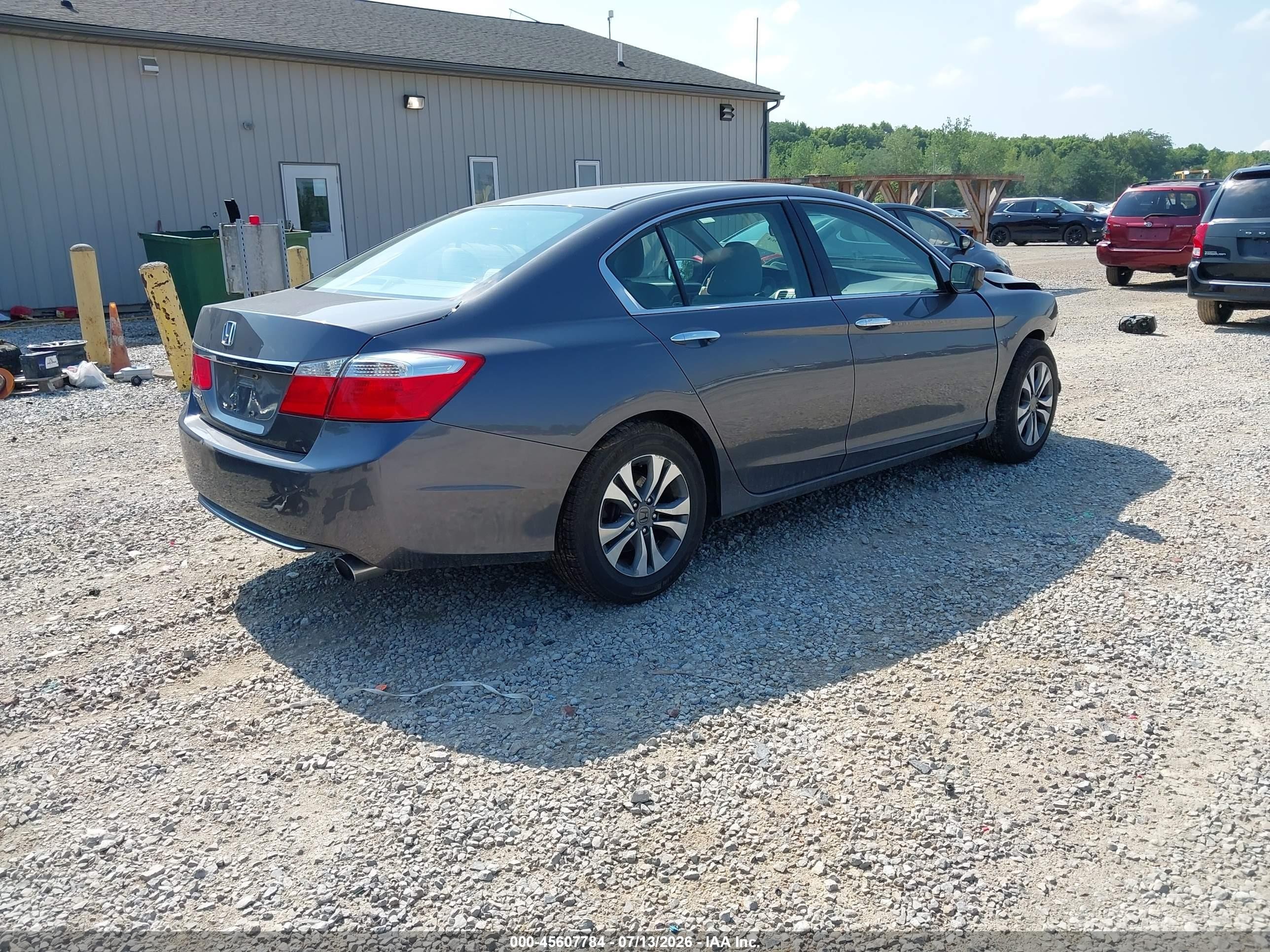 2015 Honda Accord Lx Gray vin: 1HGCR2F34FA165988