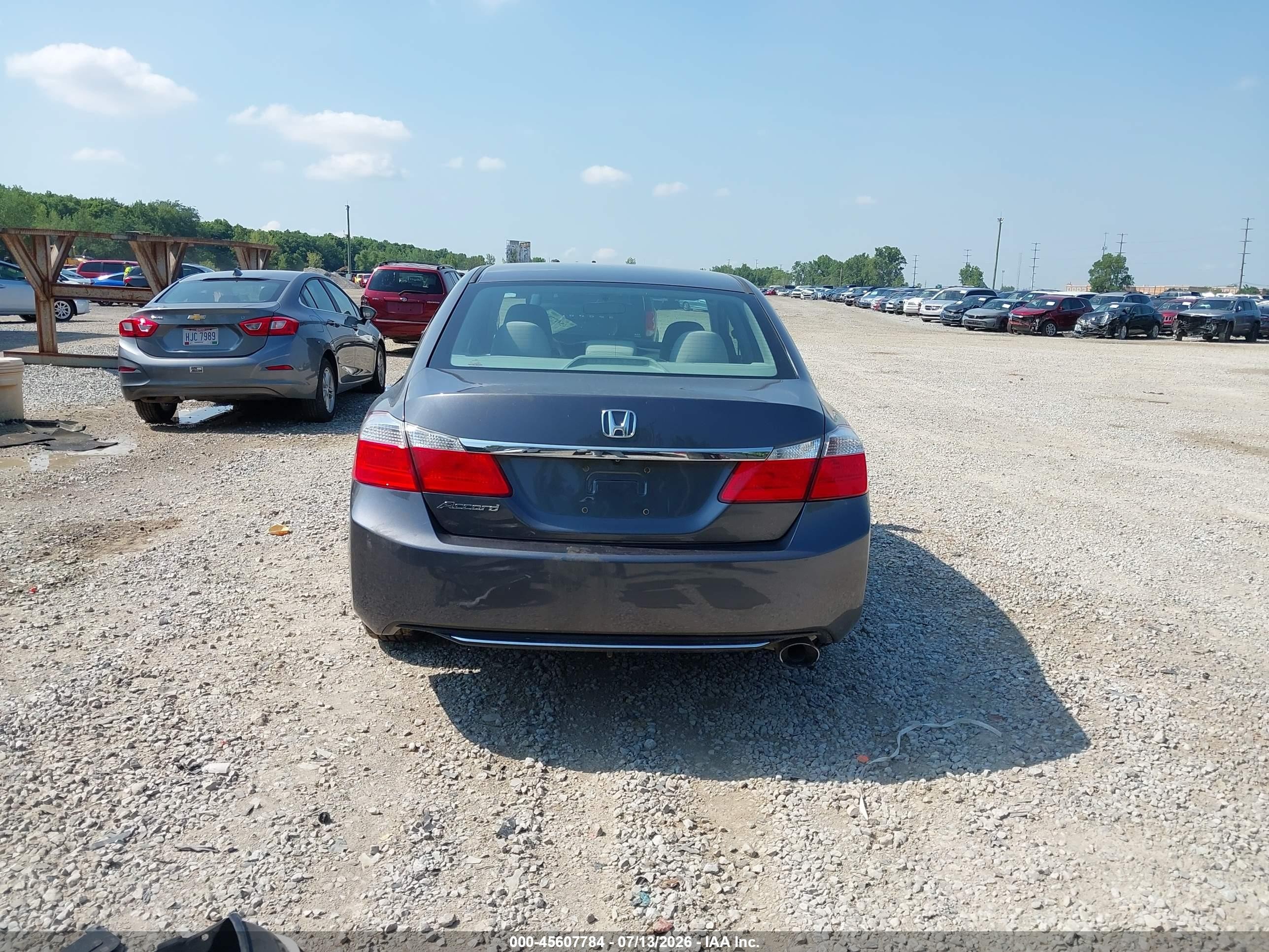 2015 Honda Accord Lx Gray vin: 1HGCR2F34FA165988