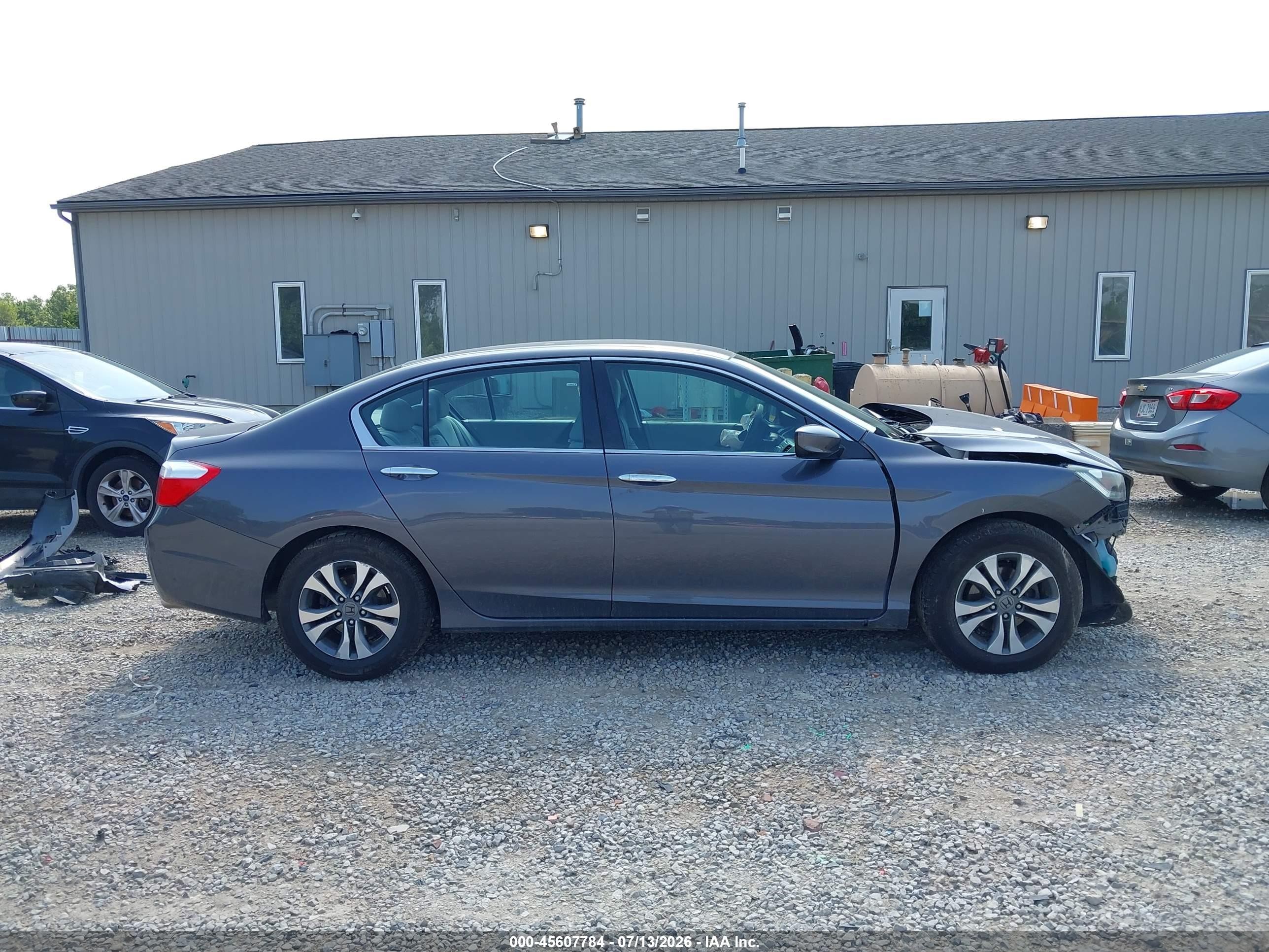 2015 Honda Accord Lx Gray vin: 1HGCR2F34FA165988