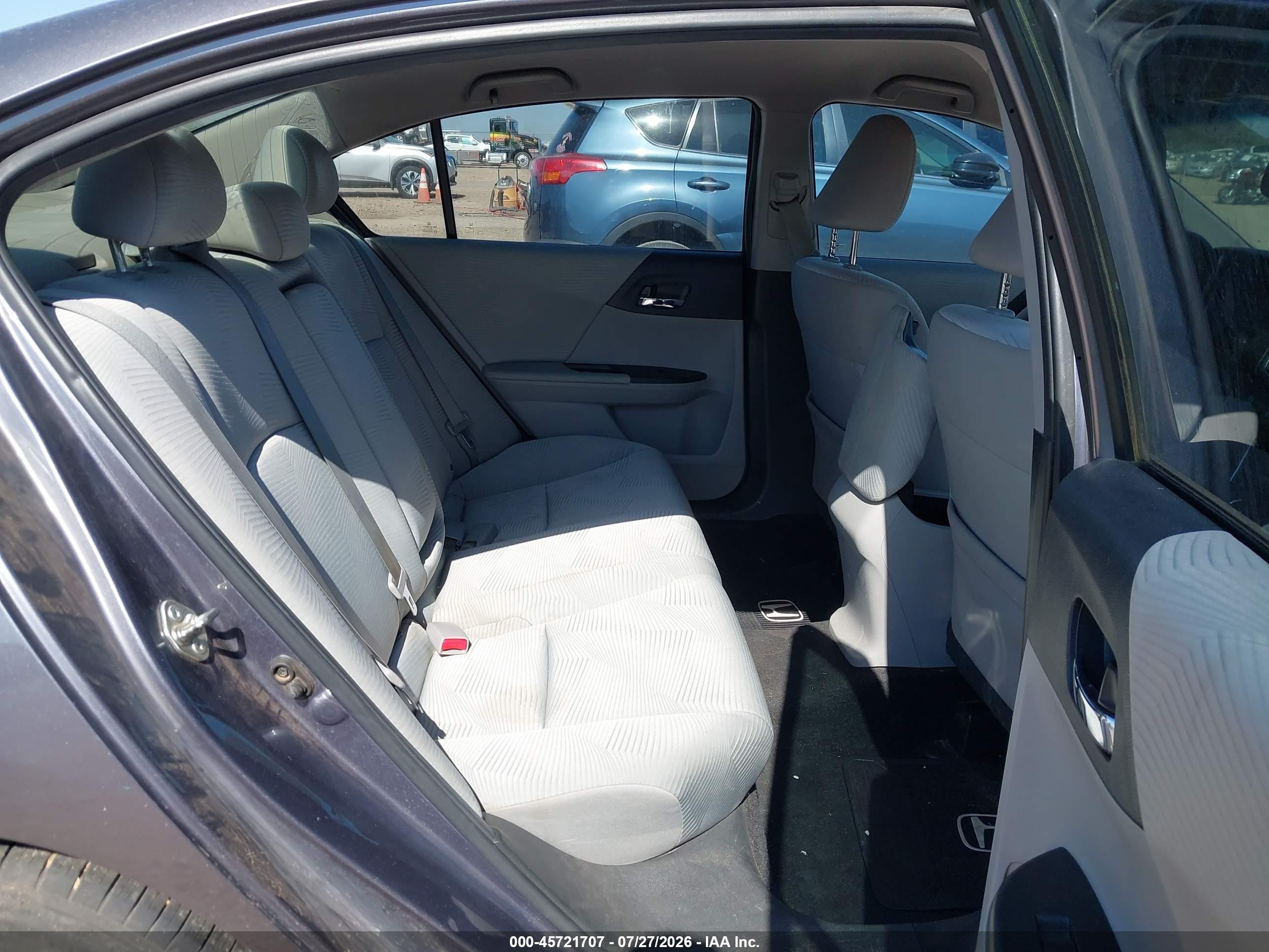 2015 Honda Accord Lx Gray vin: 1HGCR2F34FA165991