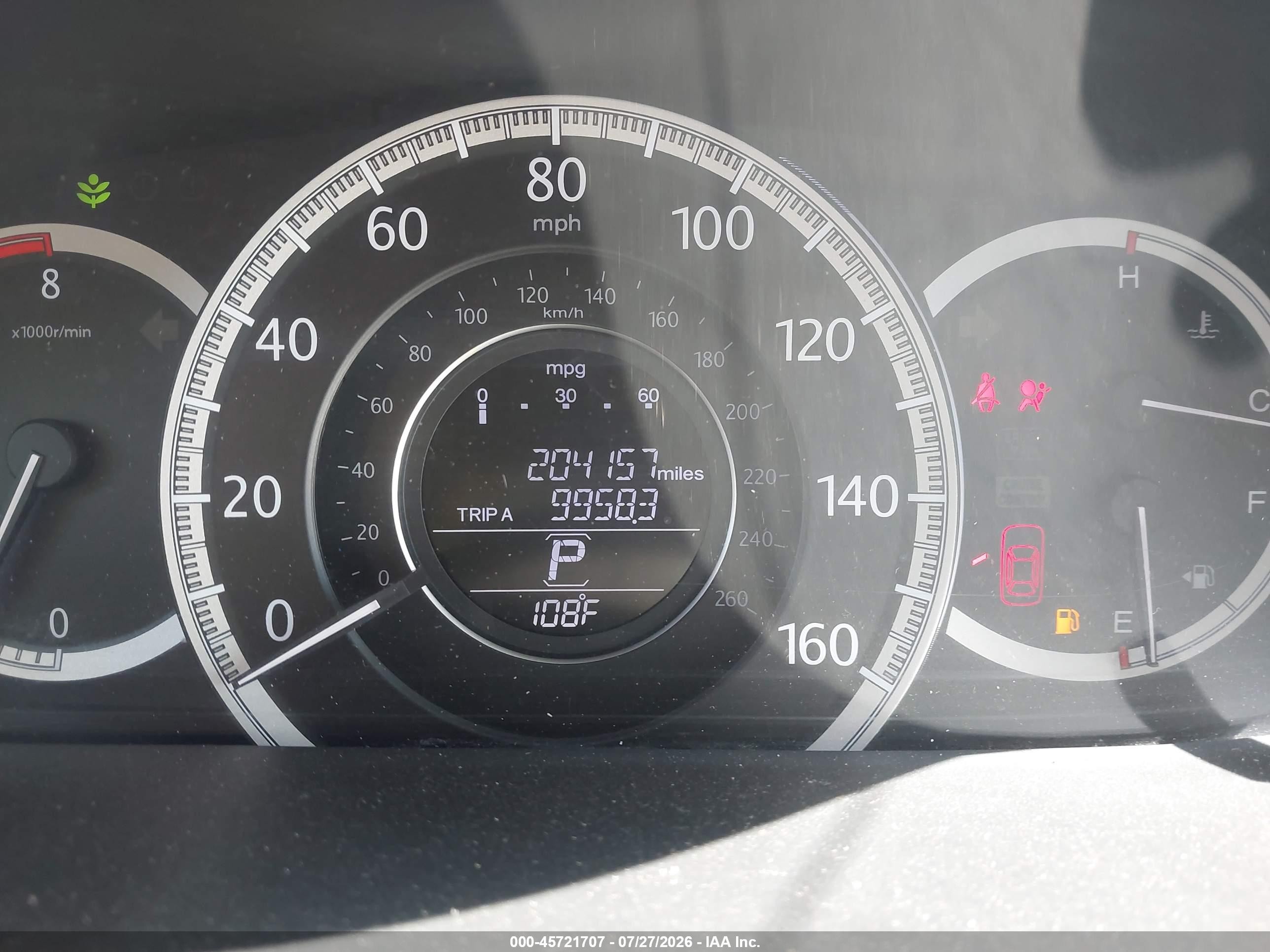 2015 Honda Accord Lx Gray vin: 1HGCR2F34FA165991