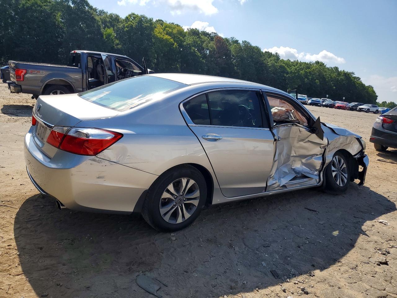 2015 Honda Accord Lx Silver vin: 1HGCR2F34FA170804