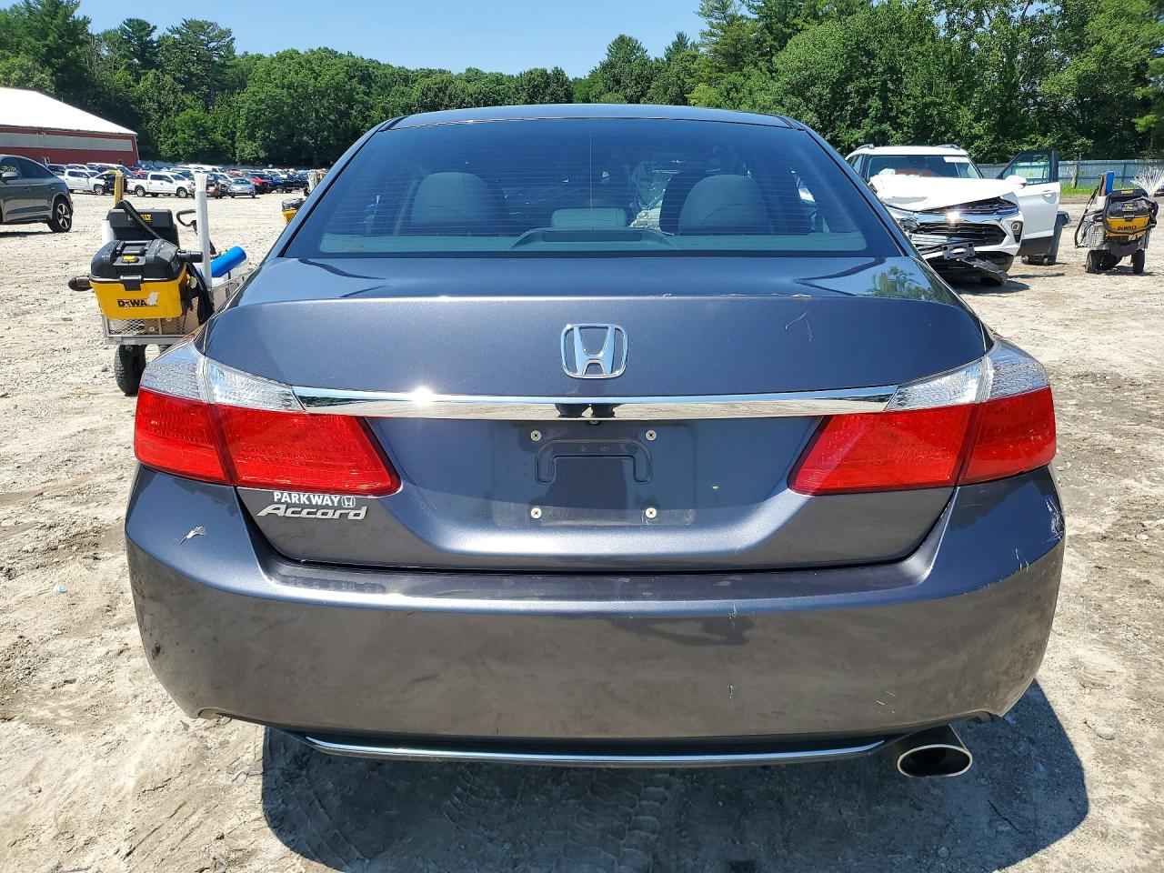2015 Honda Accord Lx Gray vin: 1HGCR2F34FA205308