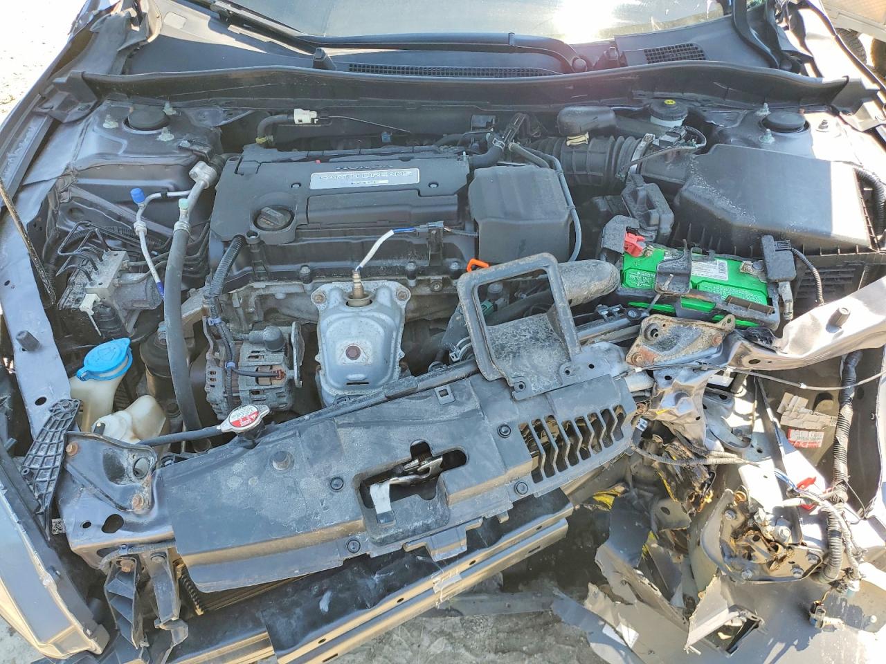 2015 Honda Accord Lx Gray vin: 1HGCR2F34FA205308