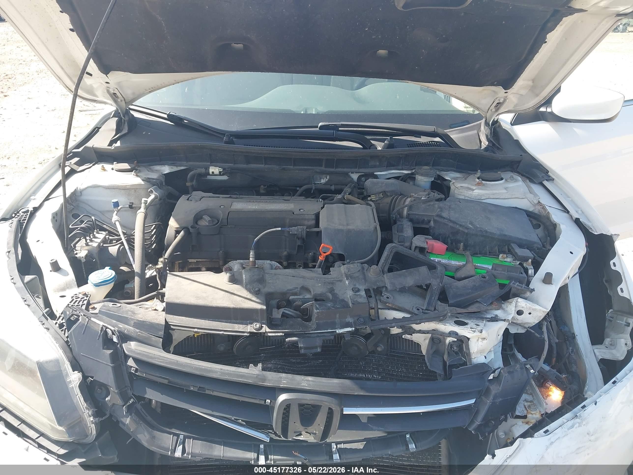2015 Honda Accord Lx White vin: 1HGCR2F34FA213912