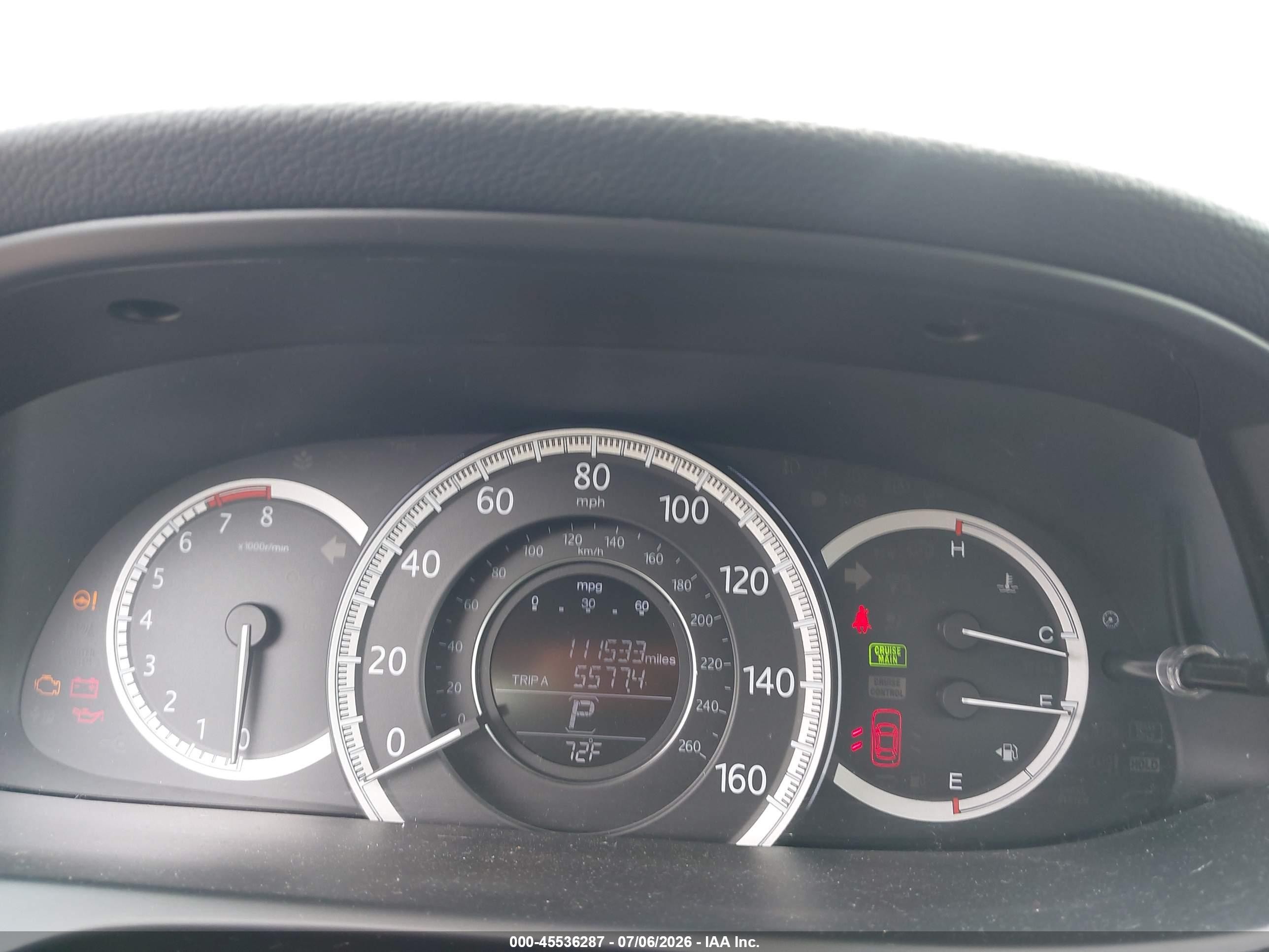 2015 Honda Accord Lx Gray vin: 1HGCR2F34FA236719