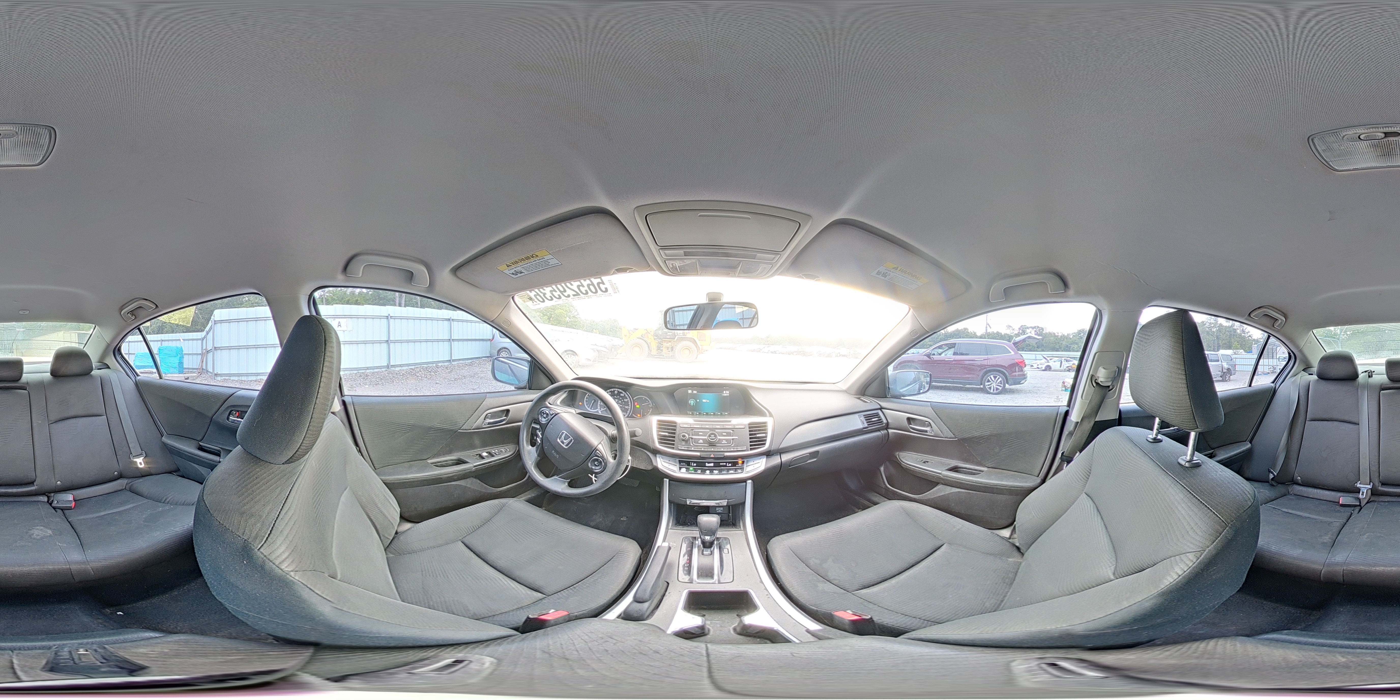 2015 Honda Accord Lx Black vin: 1HGCR2F34FA237403