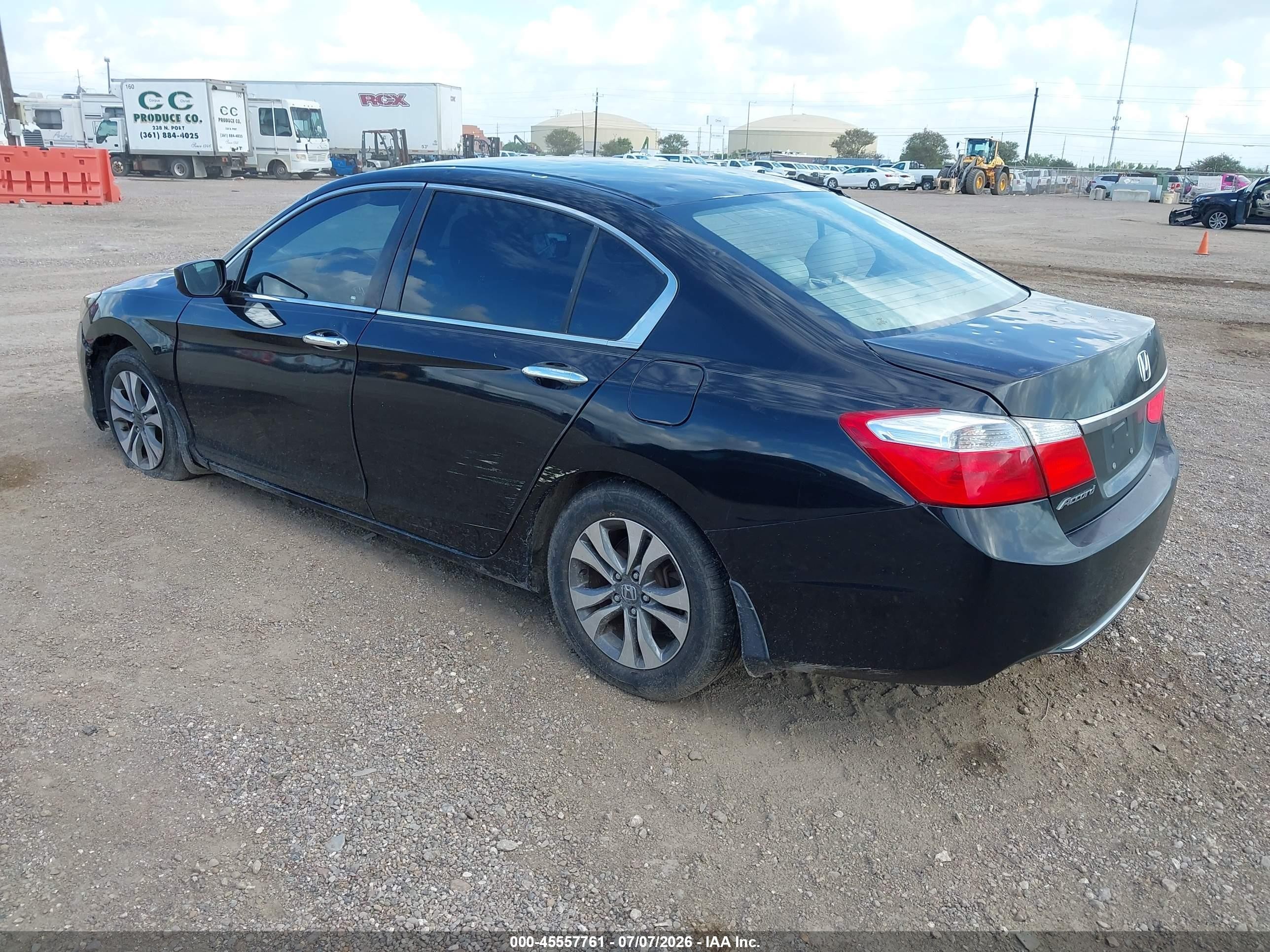2015 Honda Accord Lx Black vin: 1HGCR2F34FA243363