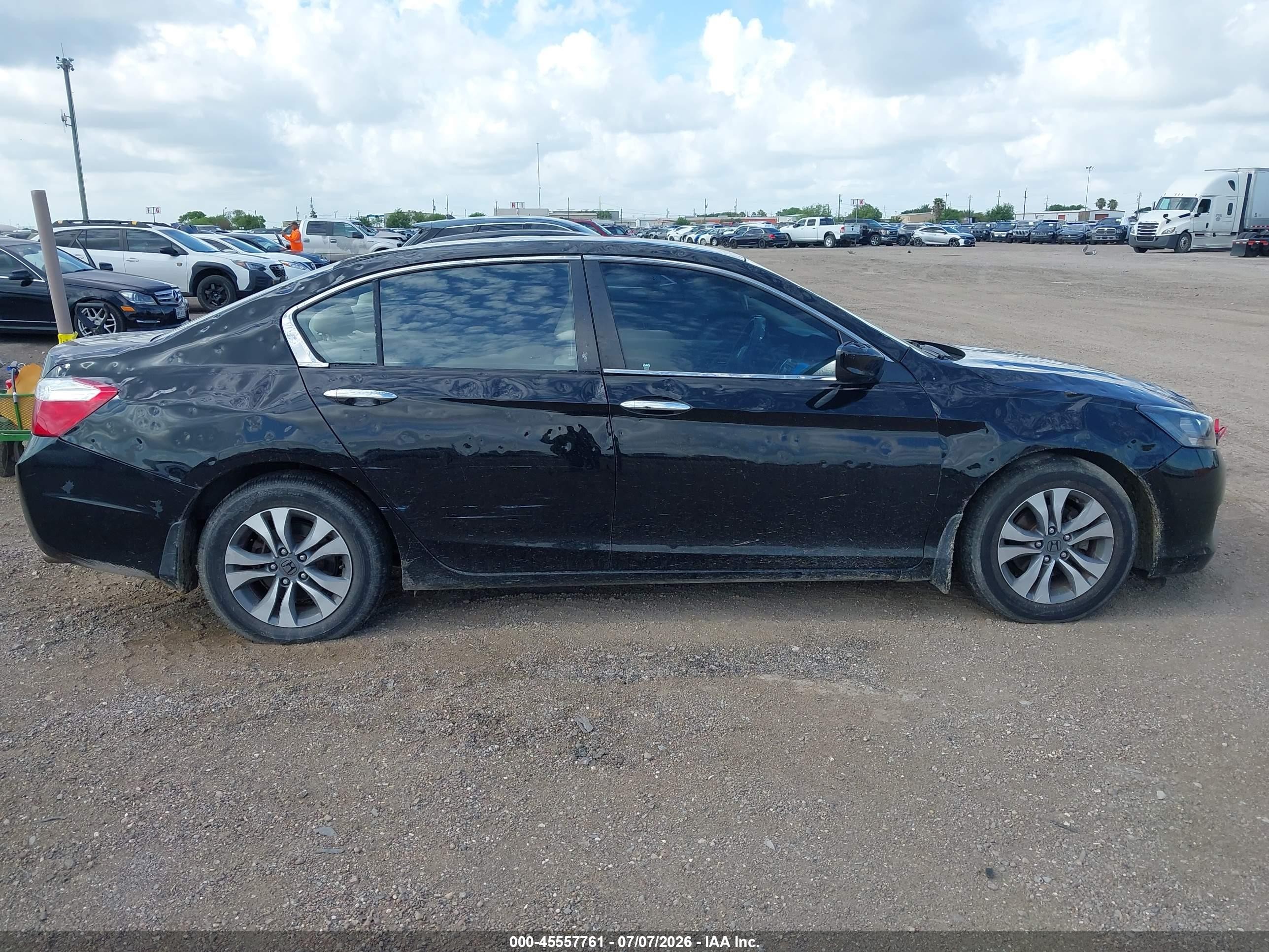 2015 Honda Accord Lx Black vin: 1HGCR2F34FA243363