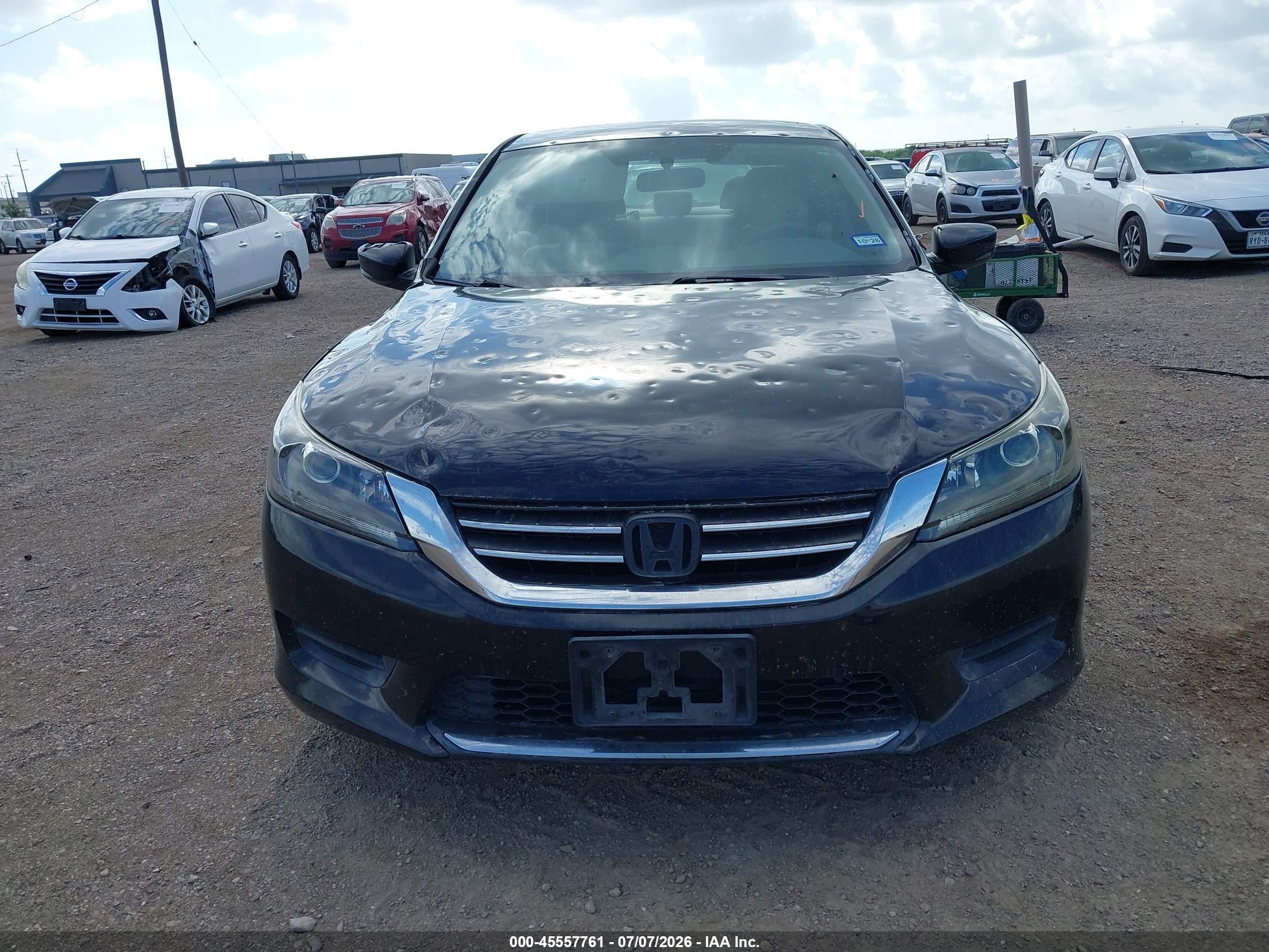2015 Honda Accord Lx Black vin: 1HGCR2F34FA243363