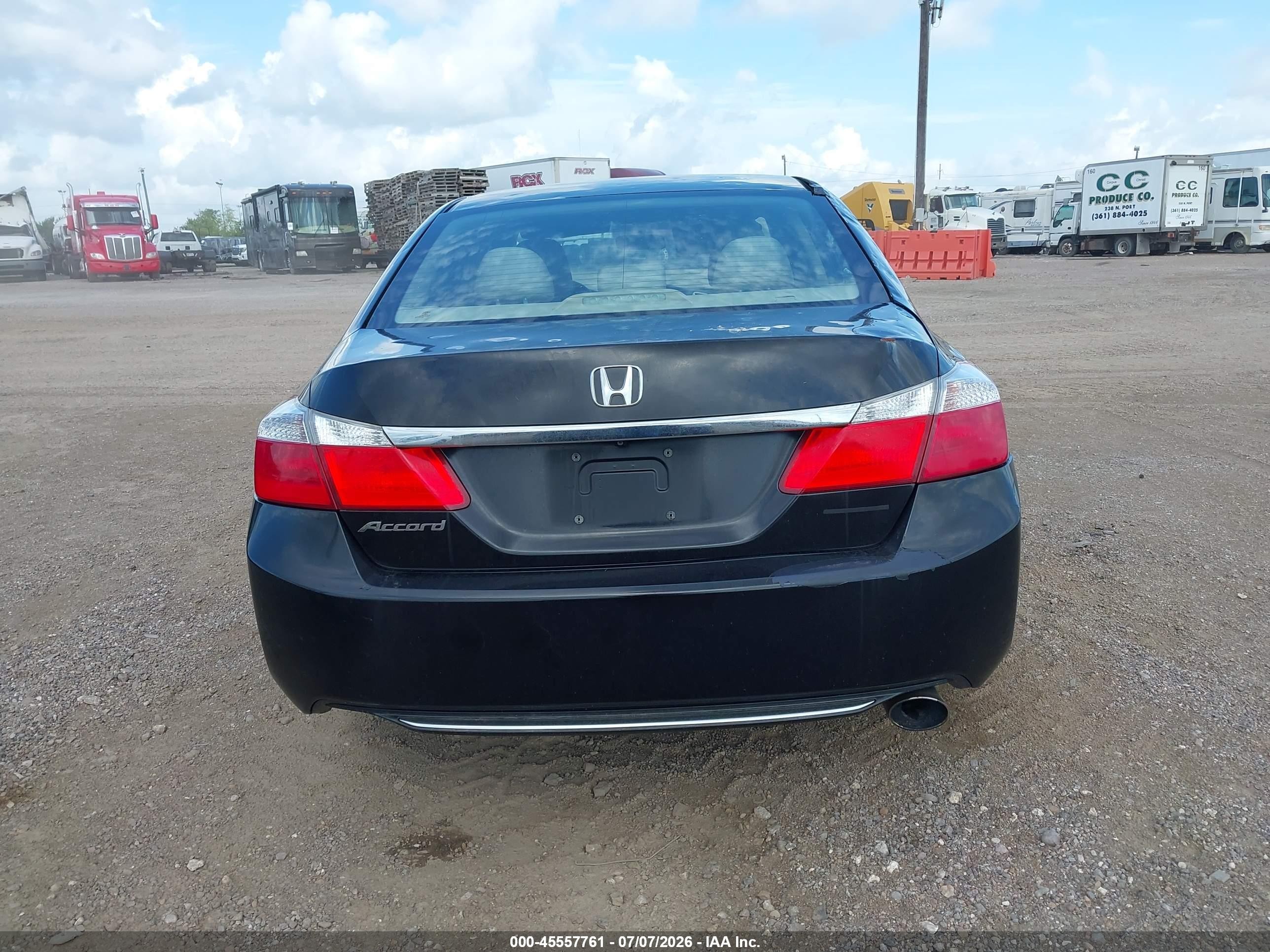 2015 Honda Accord Lx Black vin: 1HGCR2F34FA243363