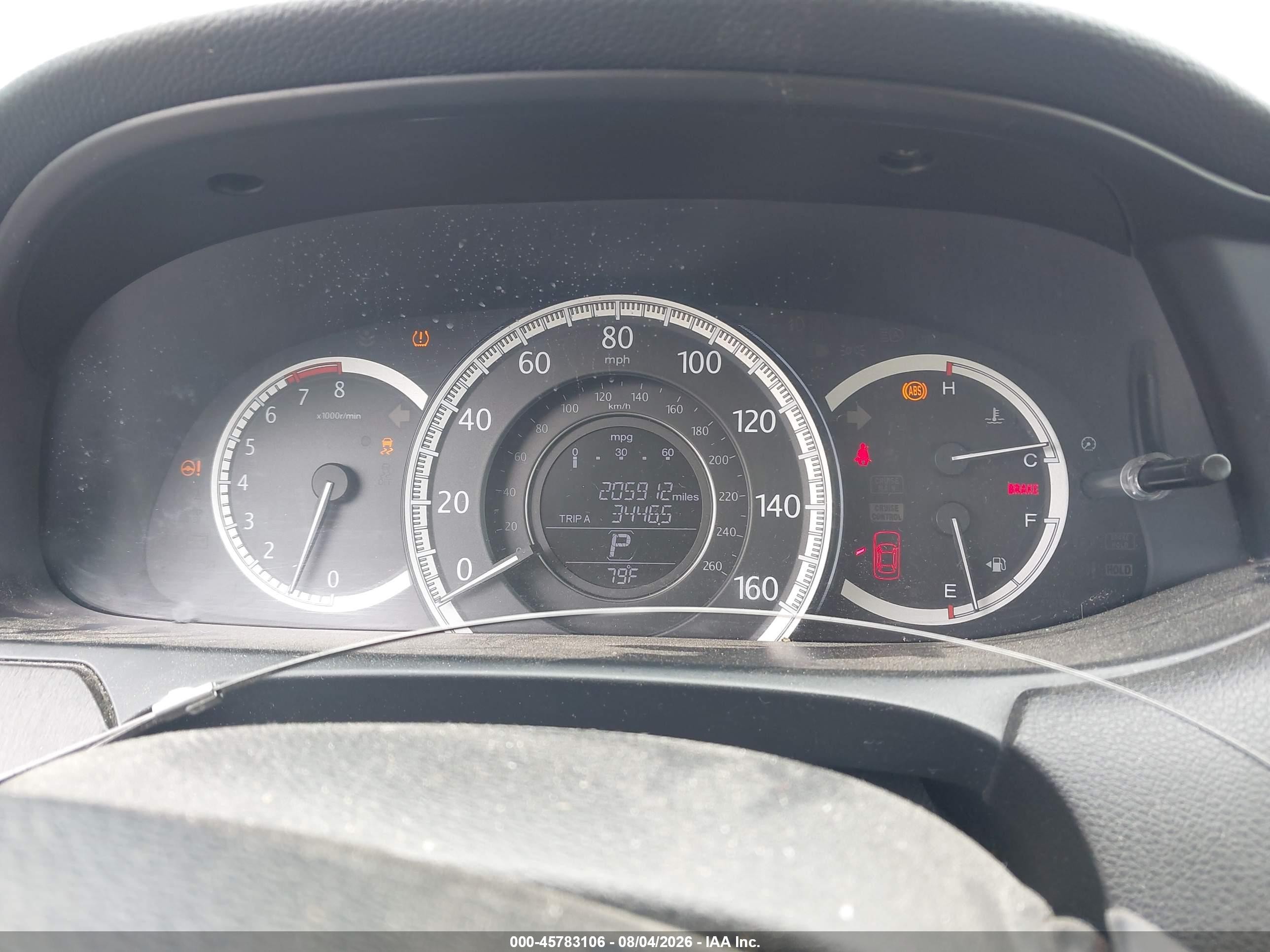 2015 Honda Accord Lx Белый vin: 1HGCR2F34FA248711